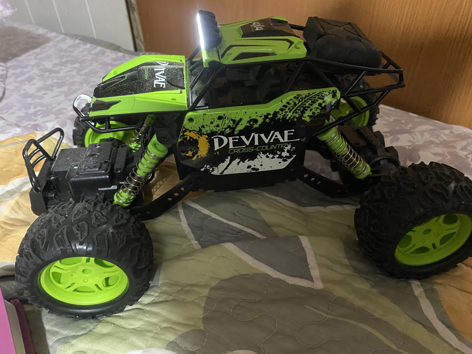 CROBOLL 1:12 Large Remote Control car for Boys Kids with Lifting Function,4WD RC Cars Electric Monster Truck Toy Gifts 4X4 Off-Road RC Rock Crawler 2.4GHz RC Truck with 2 Batteries(Blue) customer photo 1