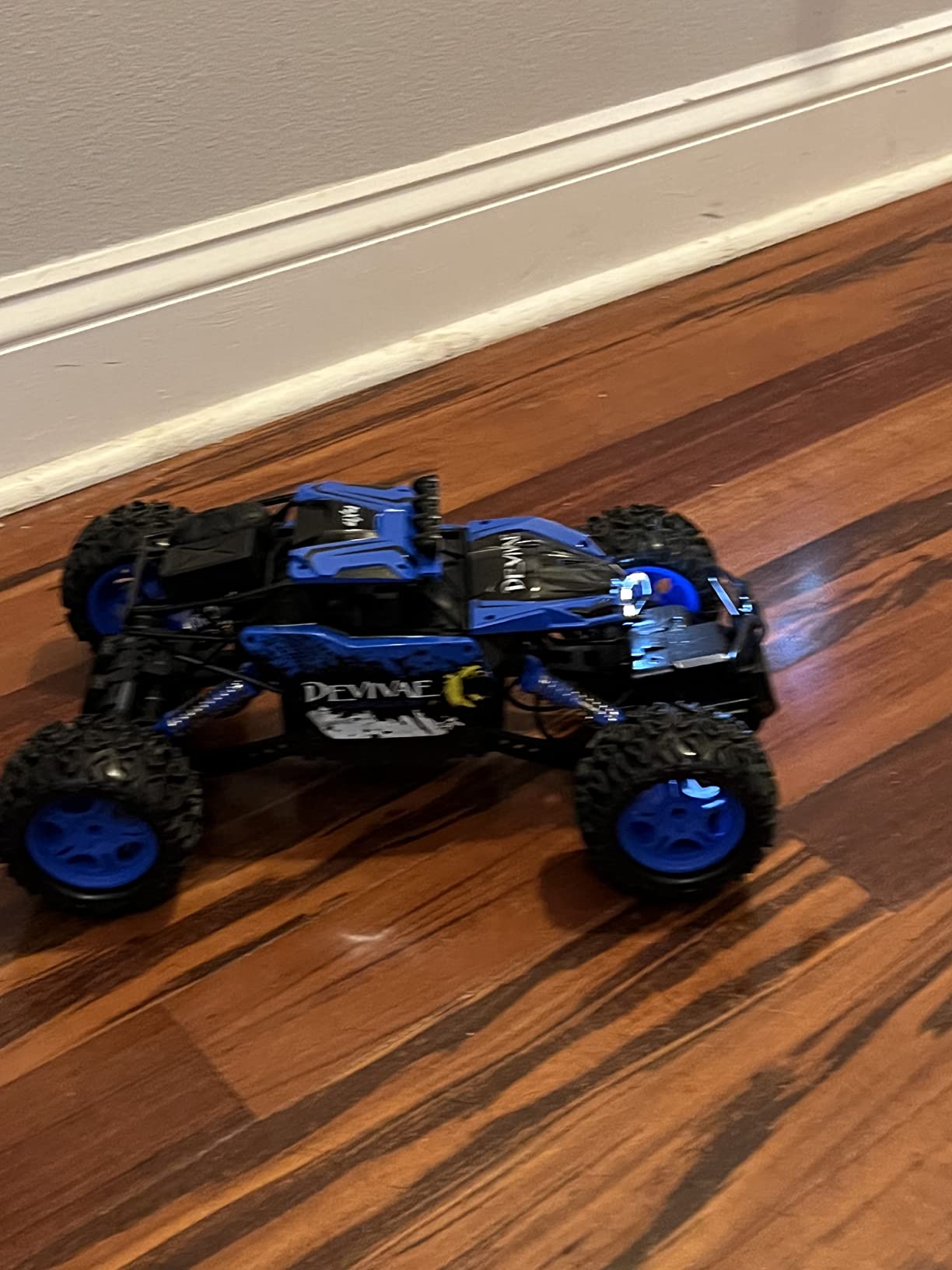CROBOLL 1:12 Large Remote Control car for Boys Kids with Lifting Function,4WD RC Cars Electric Monster Truck Toy Gifts 4X4 Off-Road RC Rock Crawler 2.4GHz RC Truck with 2 Batteries(Blue) customer photo 2