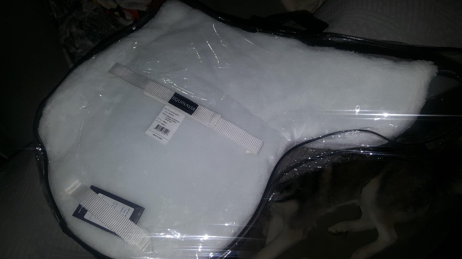 Equinavia Eidsvoll Close Contact English Saddle Pad | Horse Saddle Pad with Shock Absorbing Fleece Top | Hook & Loop Billet Straps, Secure Fit | Breathable for All Riding Styles customer photo 2