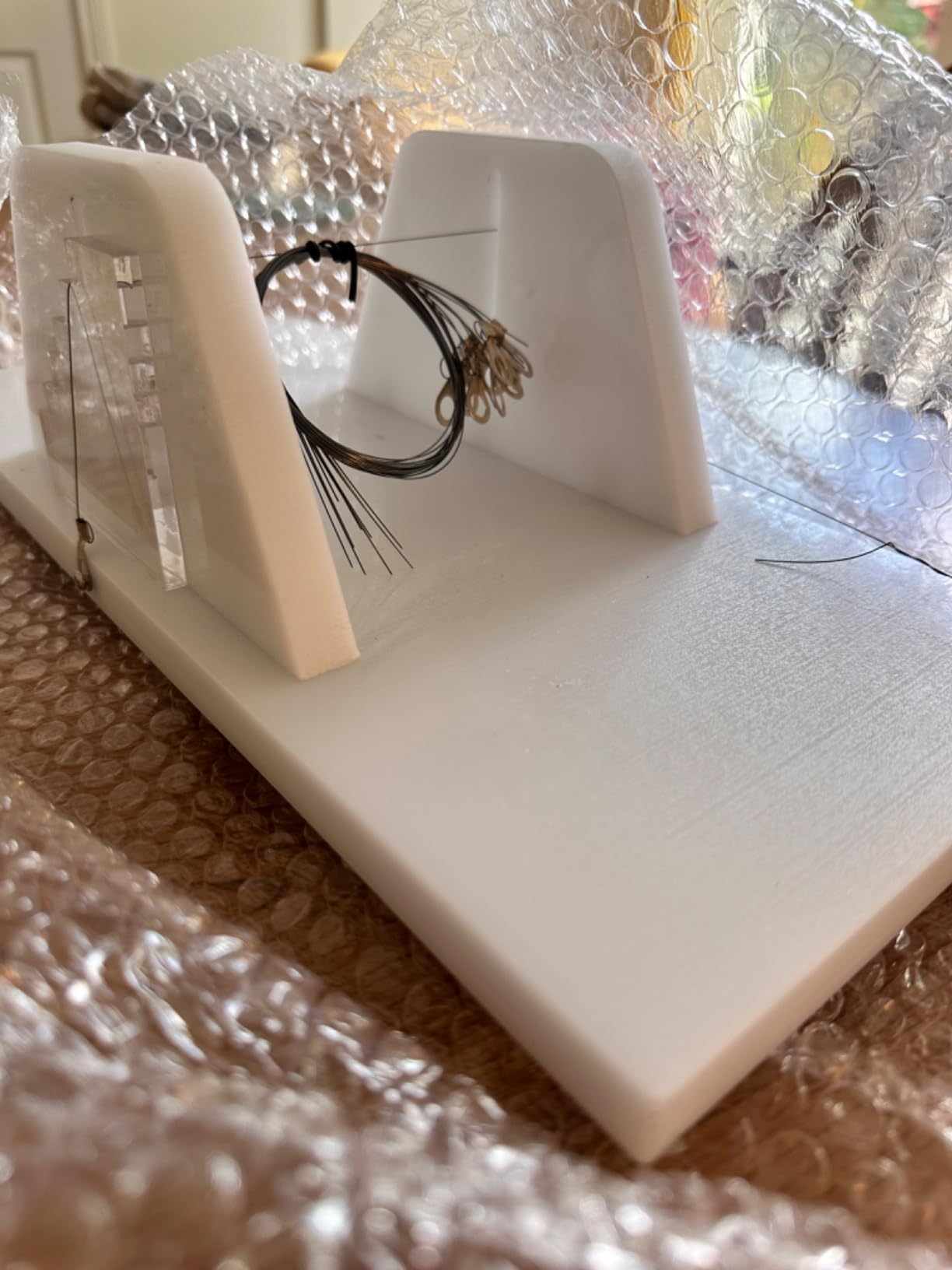 Adjustable Slab Soap Cutter, Acrylic Push Soap Cutter with Single Wire, DIY Handmade Soap Candles Trimming Loaf Cutting Tools, Soap Making Loaf Slicer customer photo 2