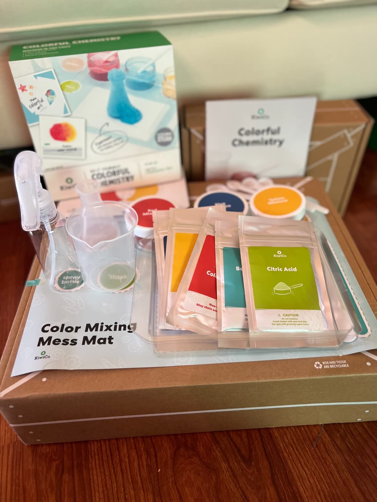 KiwiCo - Colorful Chemistry Set and Science Kit with Safe Chemical Reactions, for 3-8 Year Old Boys & Girls customer photo 1