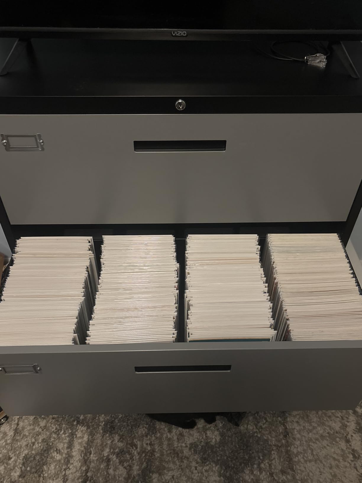 Letaya File Cabinets, 4 Drawer Metal Lateral Filing Organization Storage Cabinets with Lock, Home Office for Hanging Files Letter/Legal/F4/A4 Size (Require Assembly) customer photo 2