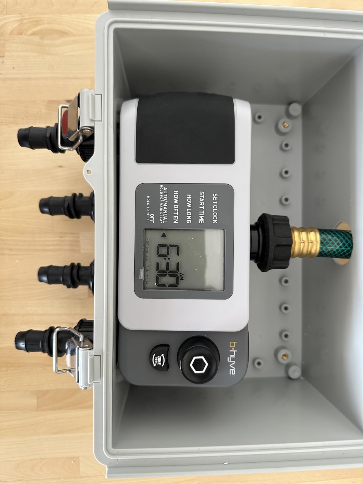 Orbit B-hyve XD 4-Port Smart Hose Watering Timer - App Controlled - Smart WeatherSense - Bluetooth Sprinkler Timer with Remote Control - Multi Outlet Yard Irrigation System - 24634 customer photo 2