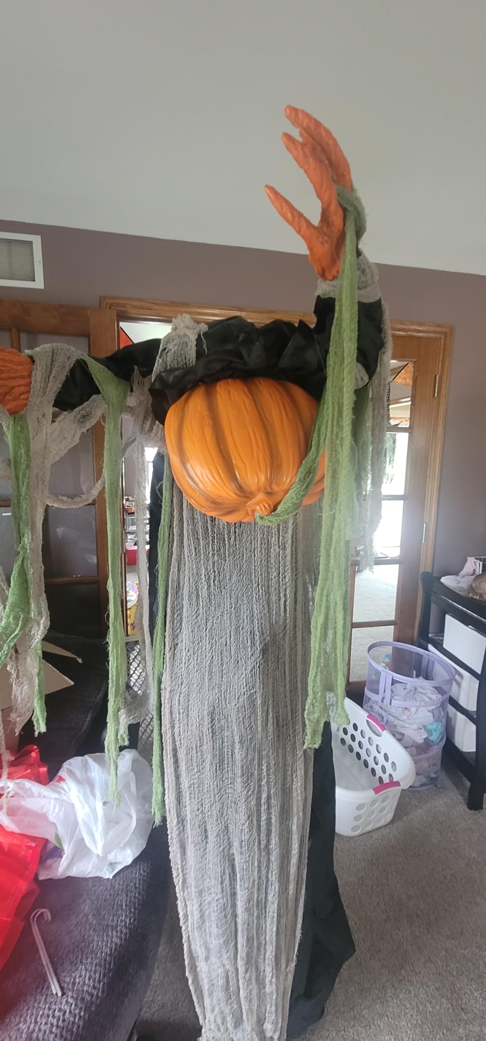 Halloween Decorations Outdoor - 6 Ft. Large Animated Root of Evil Prop with Spooky Sound - Sound & Touch Activated Sensor - Animatronic Scary Props Decor for Home Party Indoor Outside Yard Decoration customer photo 2