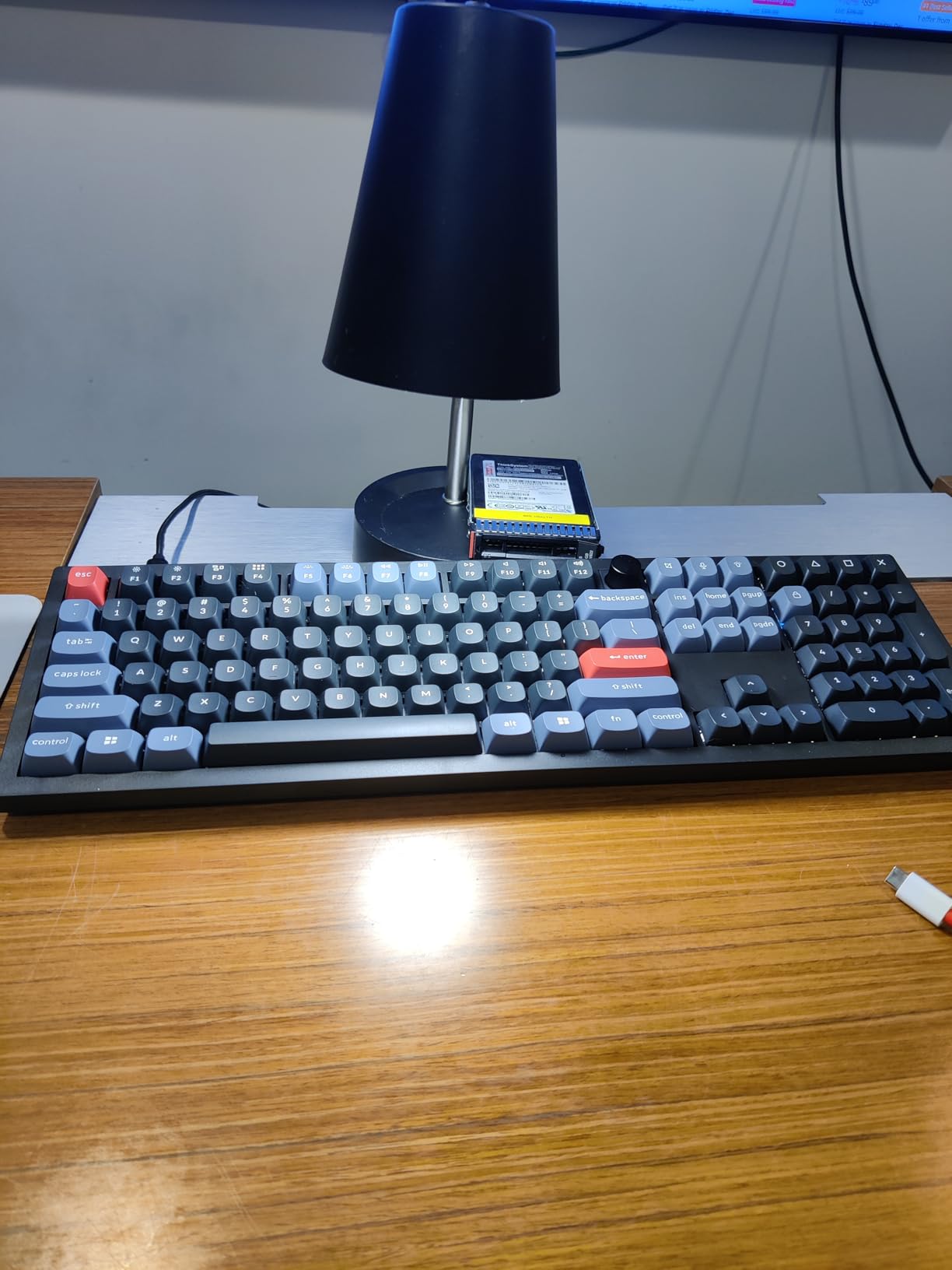 Keychron V6 Wired Custom Mechanical Keyboard Knob Version, Full-size QMK/VIA Programmable Macro with Hot-swappable Keychron K Pro Brown Switch Compatible with Mac Windows Linux Black customer photo 2