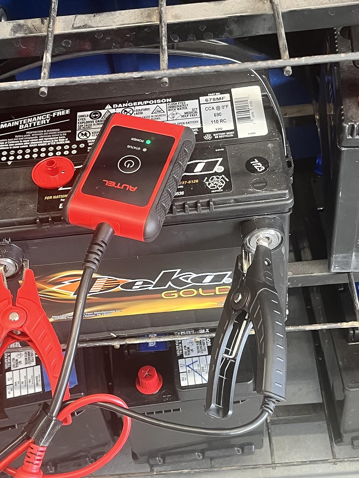 2026 Autel MaxiBAS BT506 Car Battery Tester, 6V 12V 100-2000 CCA Car Battery Analyzer, 12V 24V Auto Cranking/Charging System Test, Adaptive Conductance, High-Precision Battery Load Test for All Cars customer photo 1