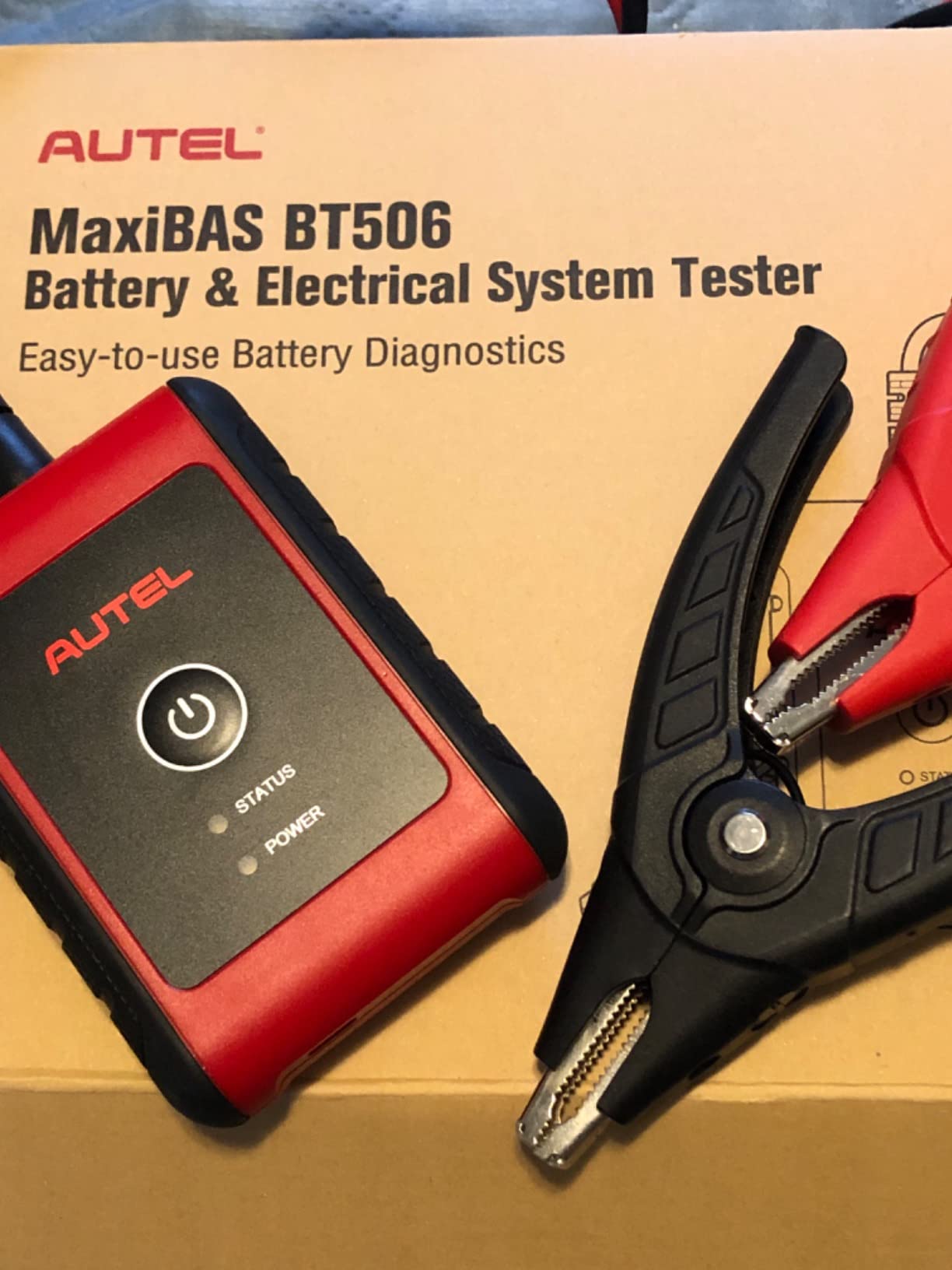 2026 Autel MaxiBAS BT506 Car Battery Tester, 6V 12V 100-2000 CCA Car Battery Analyzer, 12V 24V Auto Cranking/Charging System Test, Adaptive Conductance, High-Precision Battery Load Test for All Cars customer photo 2