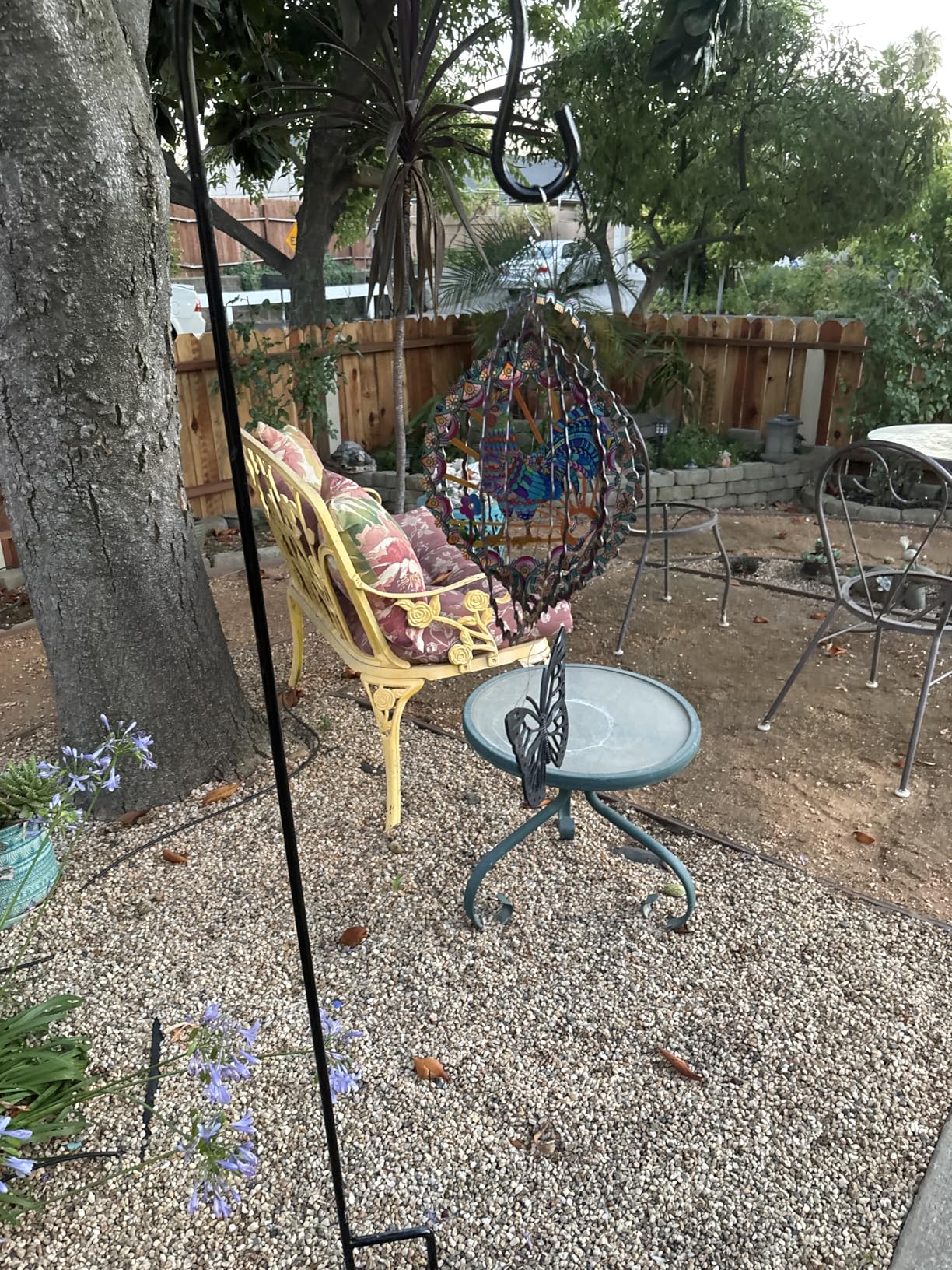 Wind Spinner Mandala Peacock - 12In Laser Cut Stainless Steel Wind Spinners Outdoor, 3D Kinetic Hanging Sculpture, Rustproof Metal Garden Decor Yard Art, Unique Gift for Women, Men, Holidays customer photo 1