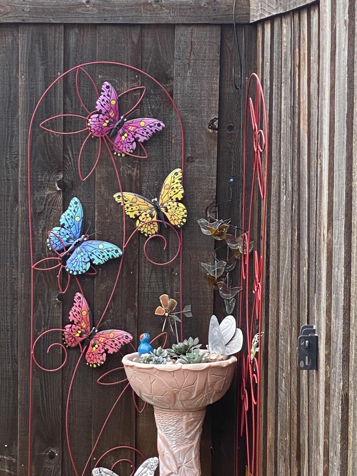 Metal Butterfly Wall Decor - 9.6