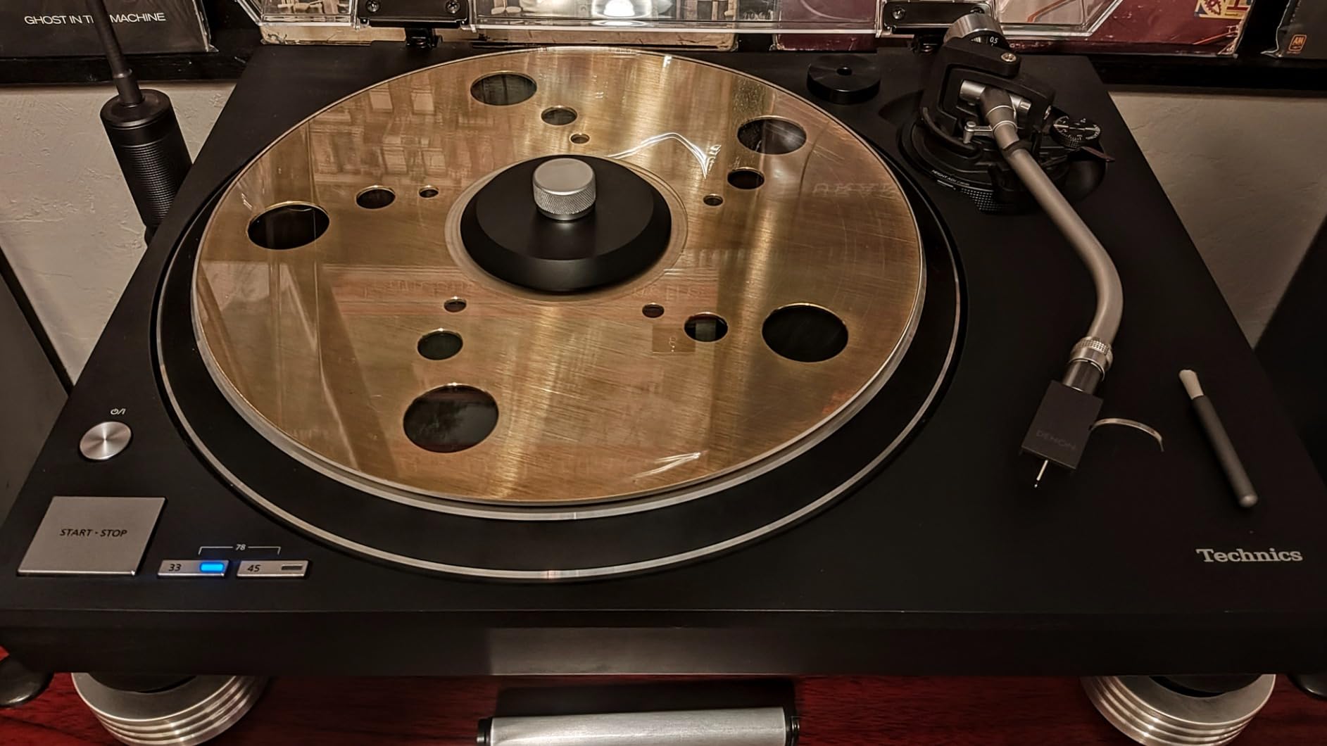 Technics SL-100C Premium Class HiFi Turntable with Coreless Direct Drive Motor, Audiophile-Grade Cartridge and Auto-Lift Tonearm, Dustcover Included - Black customer photo 2