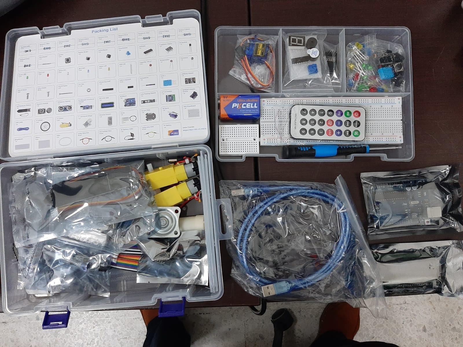 Ultimate Starter Kit Compatible with Arduino UNO IDE Scratch, 3 in 1 IoT/Smart Car/Basic Kit with Online Tutorials, Video Courses, 192 Items, 87 Projects, Suitable for Age 8+ Beginners customer photo 1