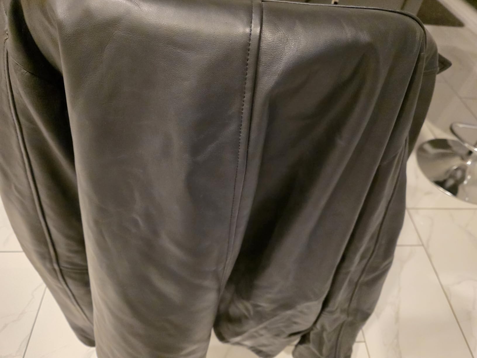 Men's Genuine Lambskin Leather Classic Biker Style Jacket | lambskin Jackets Men customer photo 2