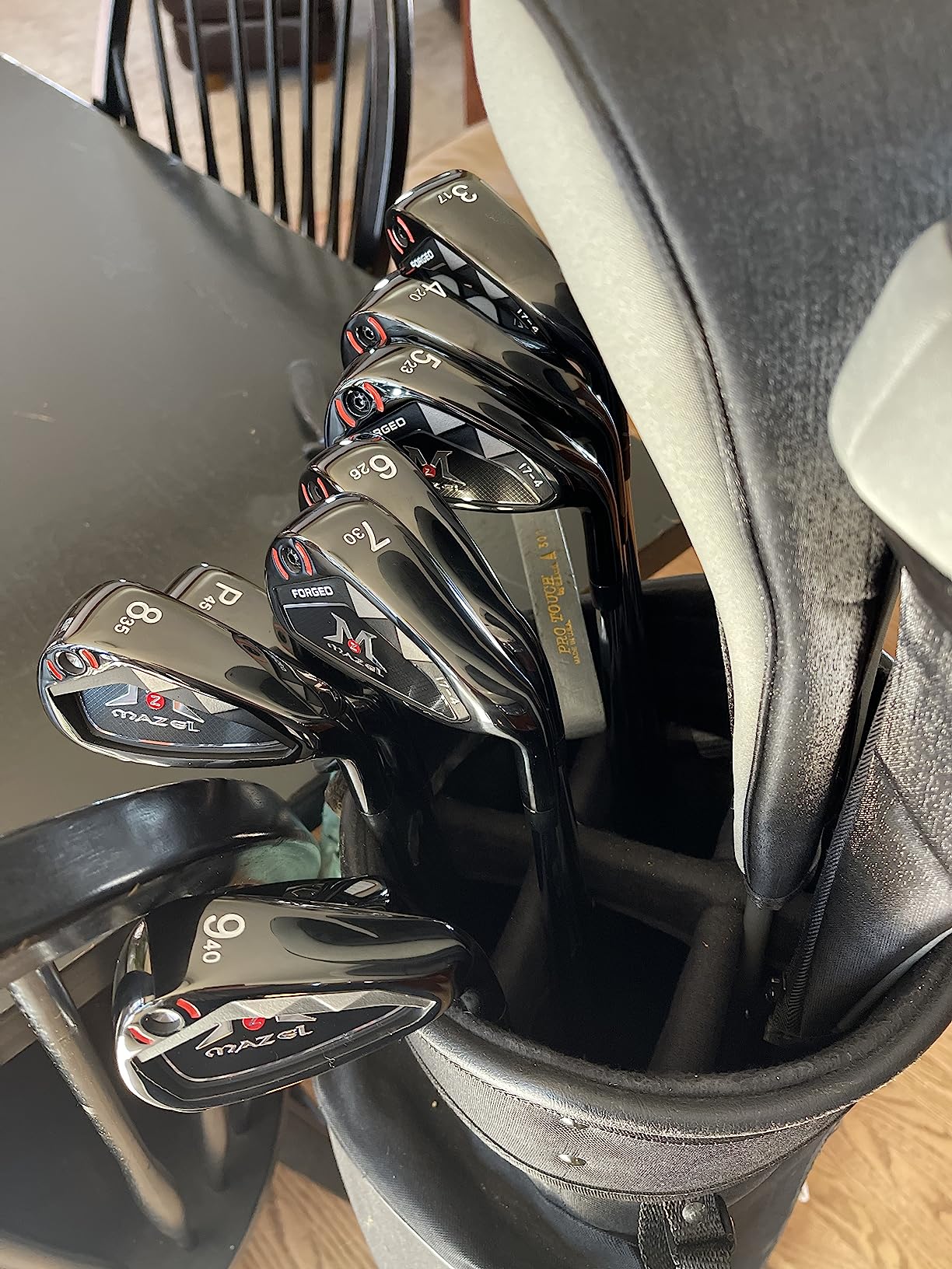 MAZEL Men Golf Iron Set (9PCS) or 1,2,3,4,5,6,7,8,9,Pitching Wedge,Sand Wedge with Steel Shafts for Right Handed Golfers customer photo 1