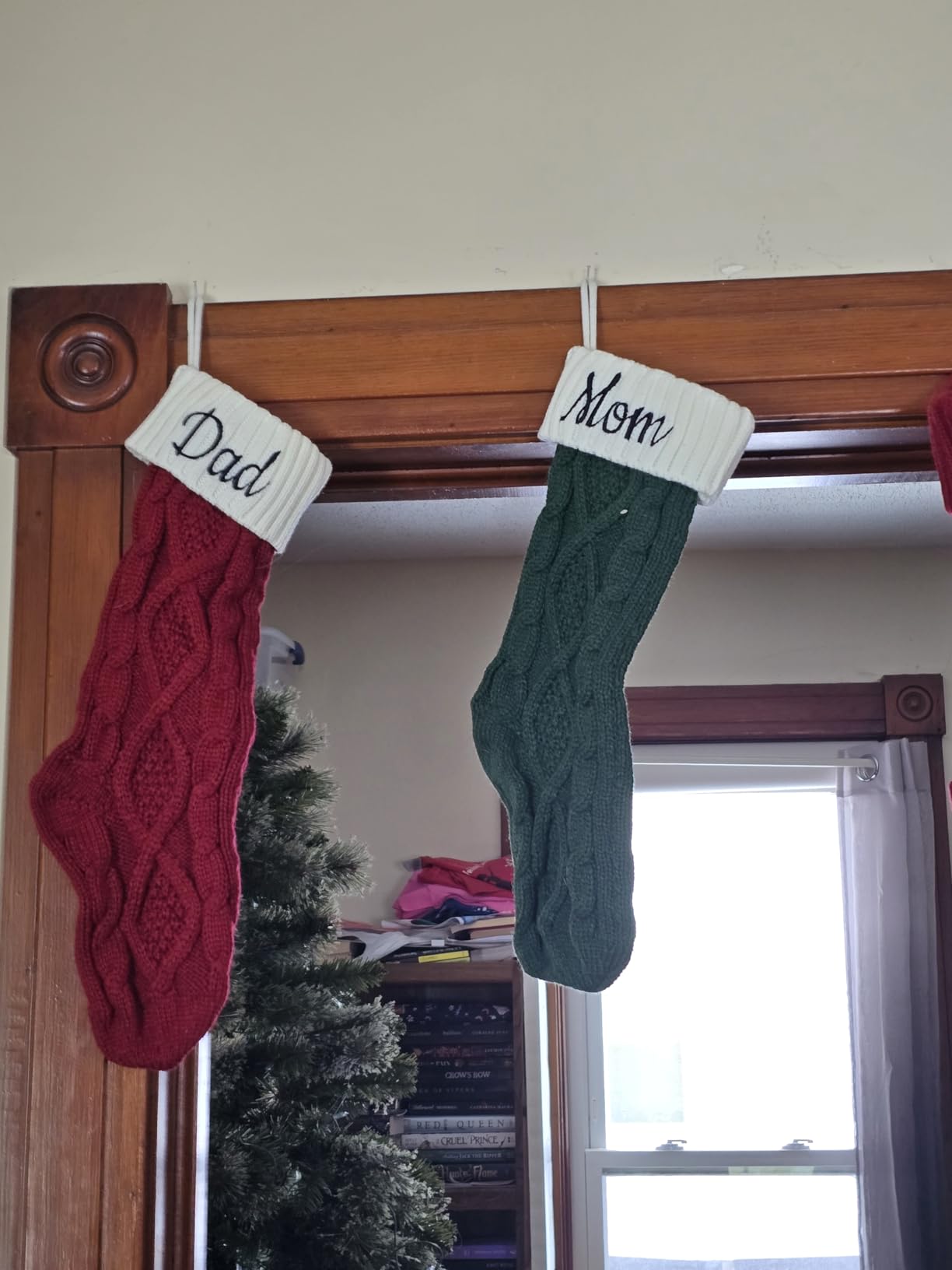 Personalized Christmas Stocking, Custom Name Family Christmas Stocking, 18