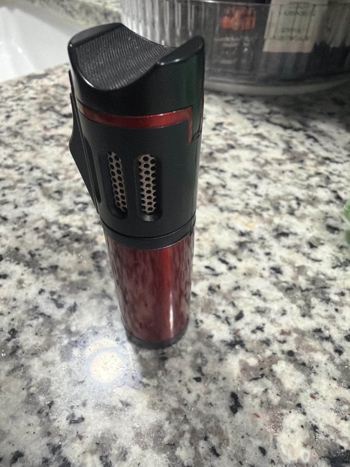 Urgrette 2 Pack Torch Lighter Triple 3 Jet Flame Butane Gas Lighter Refillable Jet Torch Lighters Adjustable Windproof Pocket Lighter for Grill Kitchen Fireplace Camping (Fuel Not Included) customer photo 2