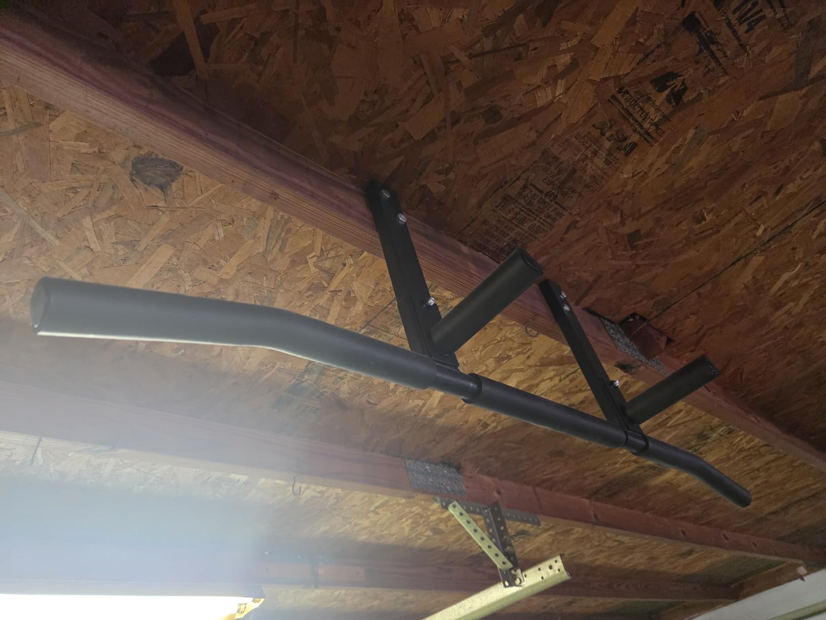 Fitarc Joist Mount Pull Up Bar, Wall Chin Up Bar Ceiling Mount for Beams, Heavy Duty Steel Construction, Home Gym Workout Equipment - Patent Pending customer photo 2