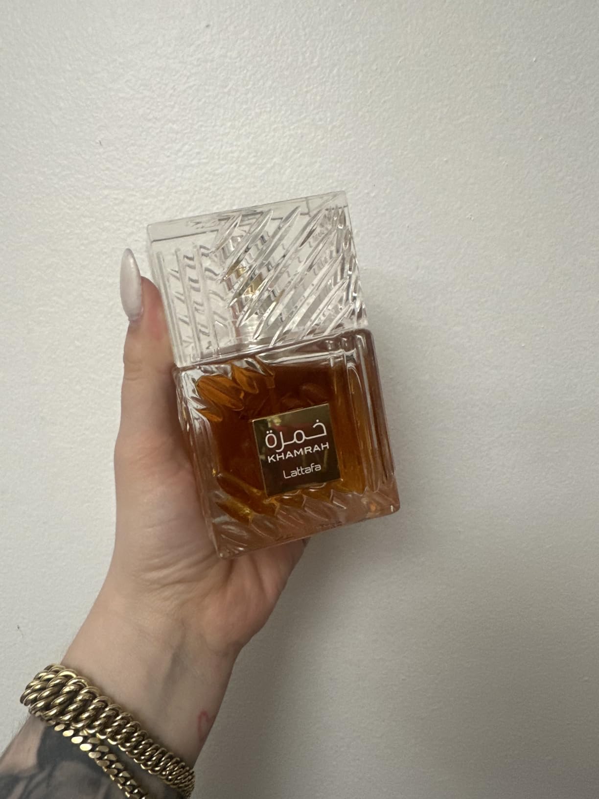 Lattafa Khamrah - Vanilla, Warm Spicy, Amber, Cinnamon - Eau de Parfum Long-Lasting Fragrance for Unisex, 3.40 Ounce / 100 ml customer photo 1