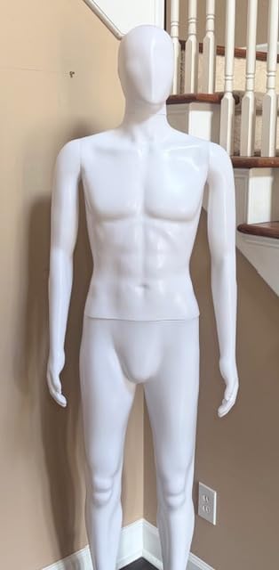 SereneLife Female Torso Mannequin Display - Adjustable Dress Form (52-64