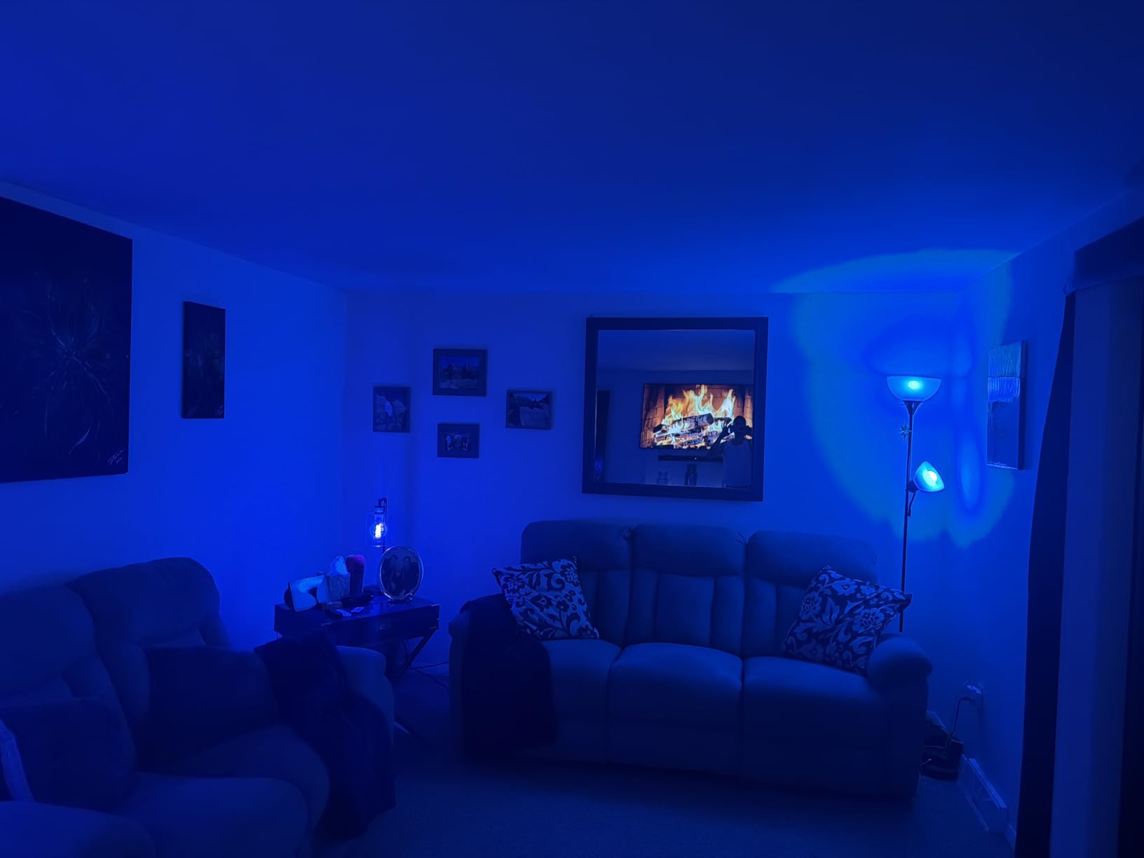 Linkind Matter Smart Light Bulb, WiFi Smart Bulbs, Work with Apple Home, Siri, Alexa, Google, SmartThings, AiDot, RGBTW Color Changing Bulbs Mood Lighting, Music Sync, A19 E26 60W, 2.4Ghz WiFi 6 Pack customer photo 1