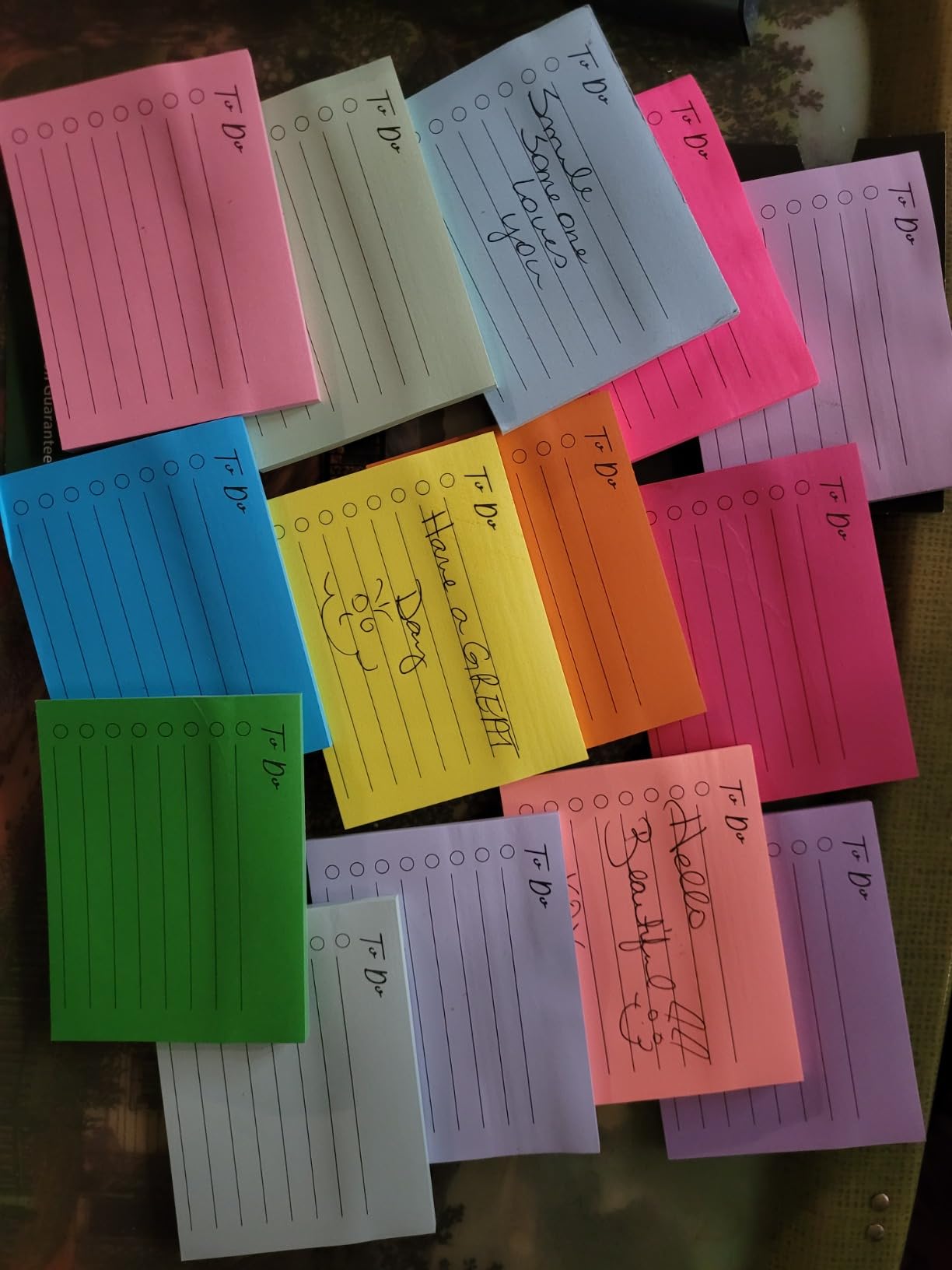 10 Pack to Do List Notepad Lined Sticky Notes, 3