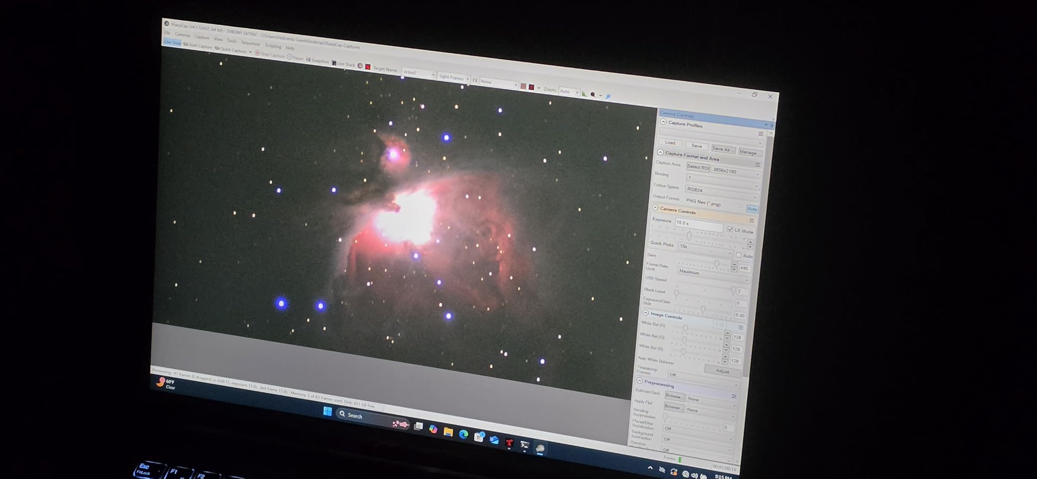 SVBONY SV705C Telescope Camera, IMX585 Sensor Astronomy Camera with USB 3.0, High Resolution Planets Camera, Astronomy Camera for Moon, Saturn, Planets and Deep Sky Astrophotography customer photo 1