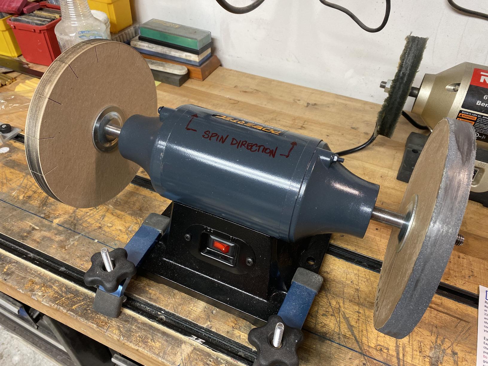 POWERTEC Bench Buffer Buffing Machine 8