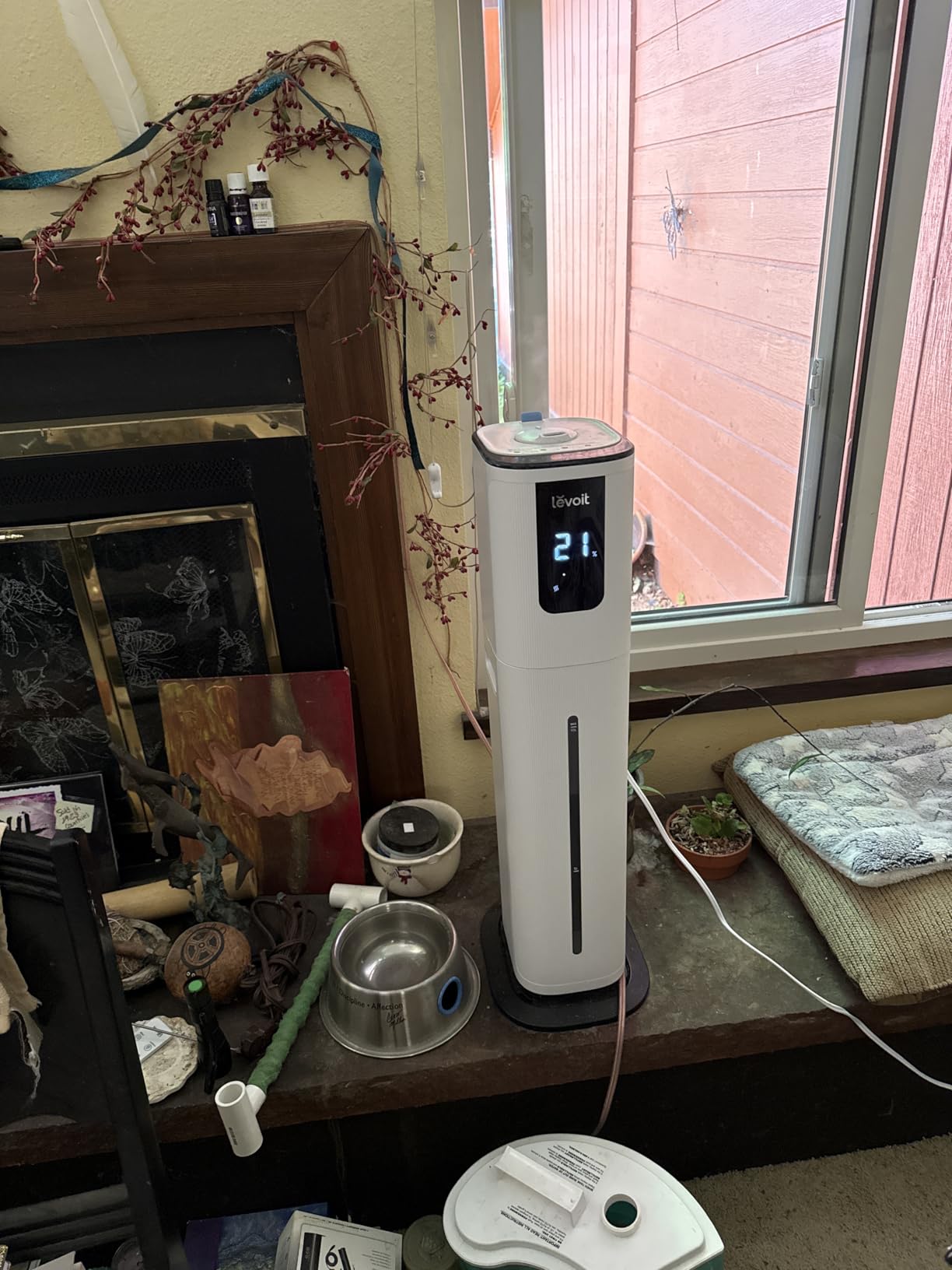 LEVOIT OasisMist 1000S (10L) Smart Humidifier for Home Large Room Bedroom, Last 100 Hours Suitable for Indoor Plant, Cover up to 600ft, Easy Top Fill, Remote & Voice Control, Auto Mode, Quiet, White customer photo 2