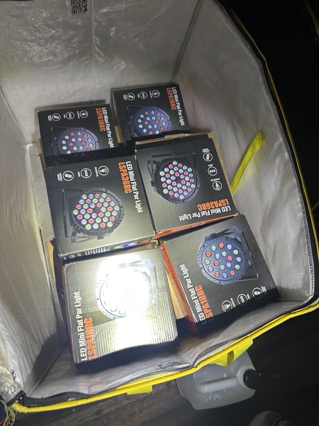 Handepo 12 Pcs 36 LED Par Lights DJ Stage Light 7 Channel Par Lighting for Stage with Remote Control and DMX Control Sound Activated Uplights for Events Club Music Disco Holiday Wedding Party customer photo 2