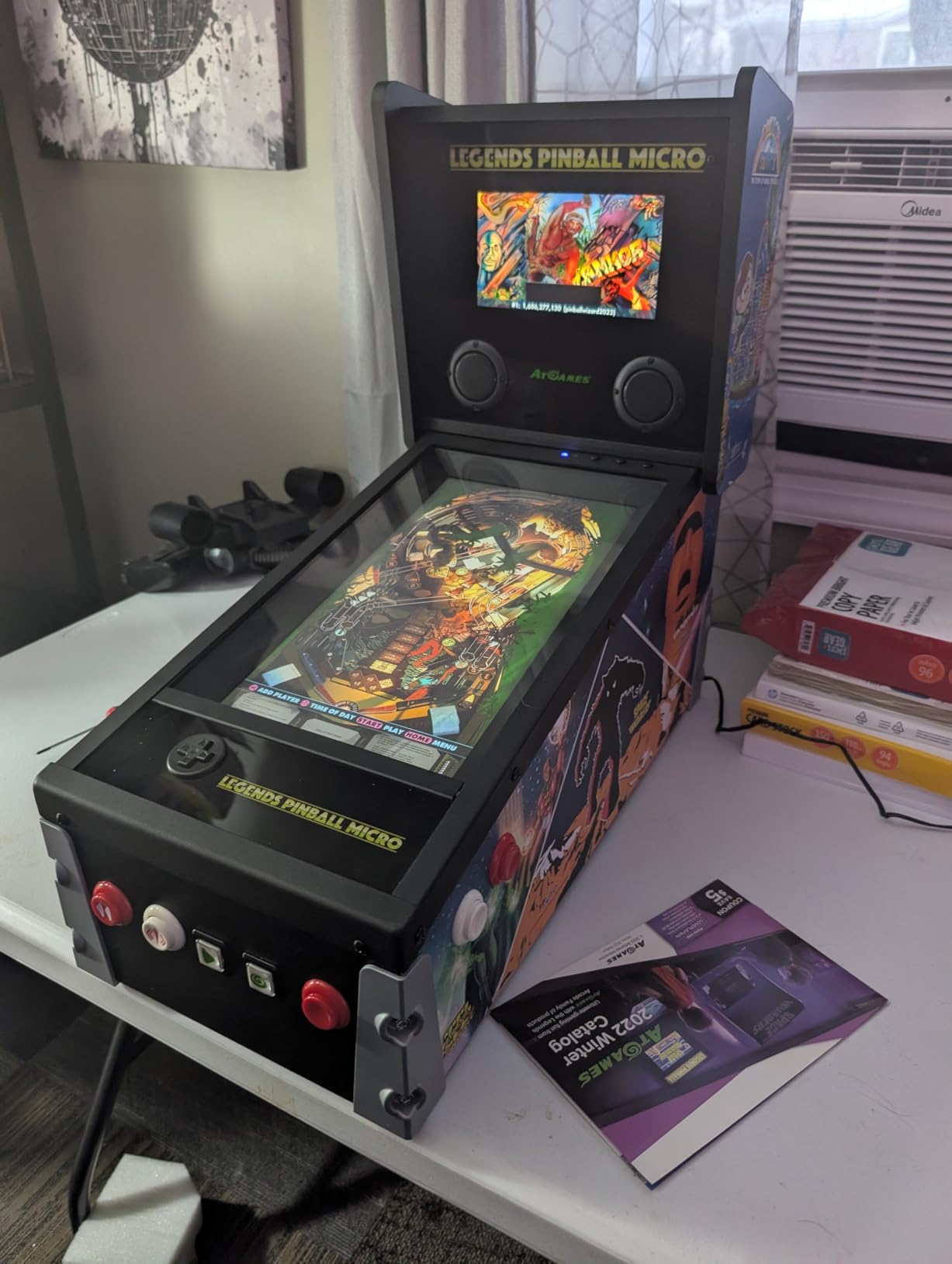 Legends Pinball Micro, Arcade Machine Console, Classic Retro Video Games, 50 Built in Licensed Pinball Games customer photo 2