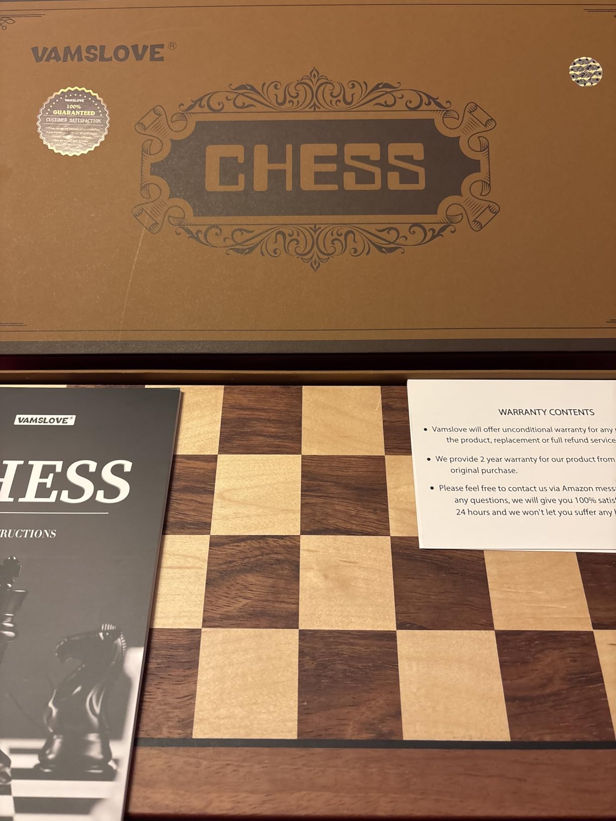 VAMSLOVE Chess Set Large 16