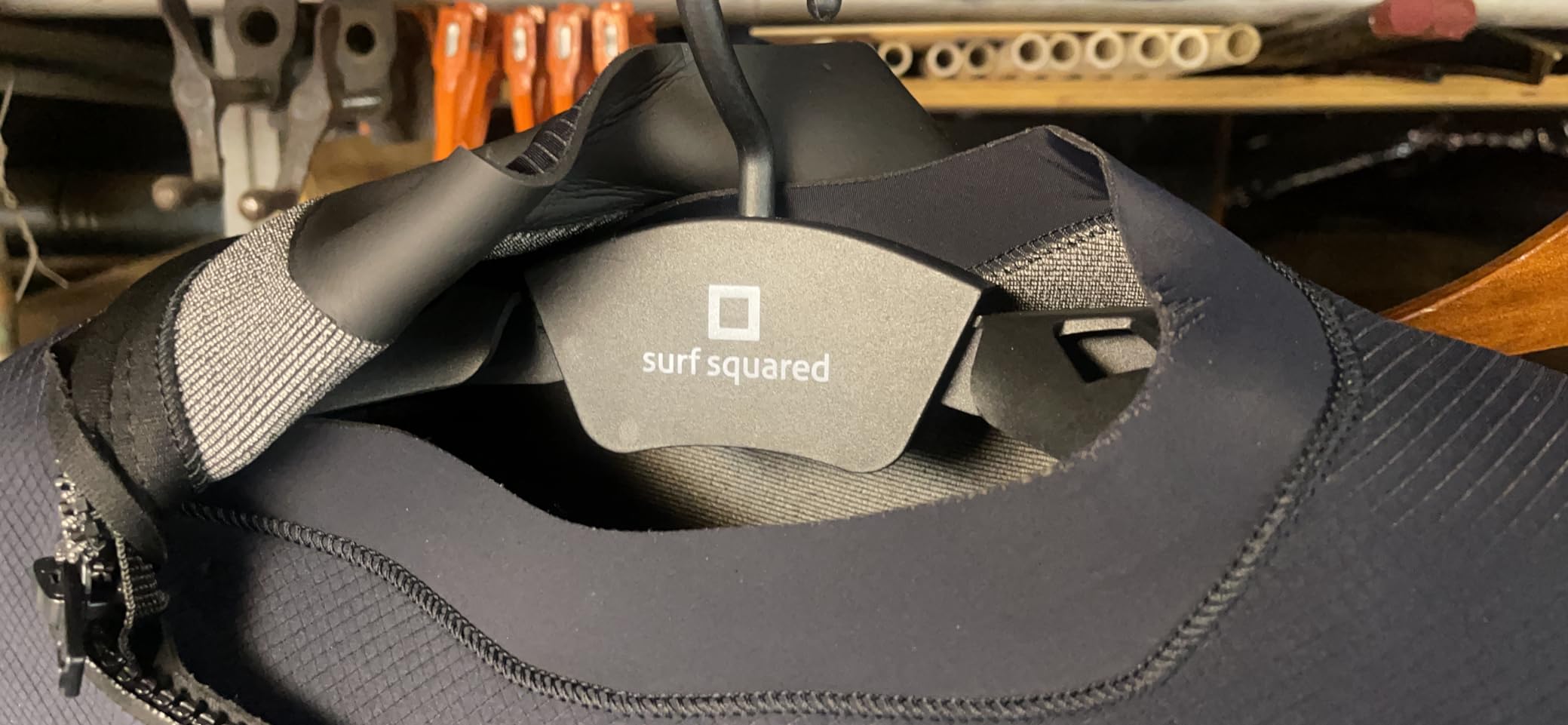 Wetsuit Hanger - Quick-Dry, Foldable & Vented Hanger for Scuba, Surfing or Swimming Gear - Ideal for Wetsuits, Drysuits, Rash Guards & Board Shorts customer photo 2