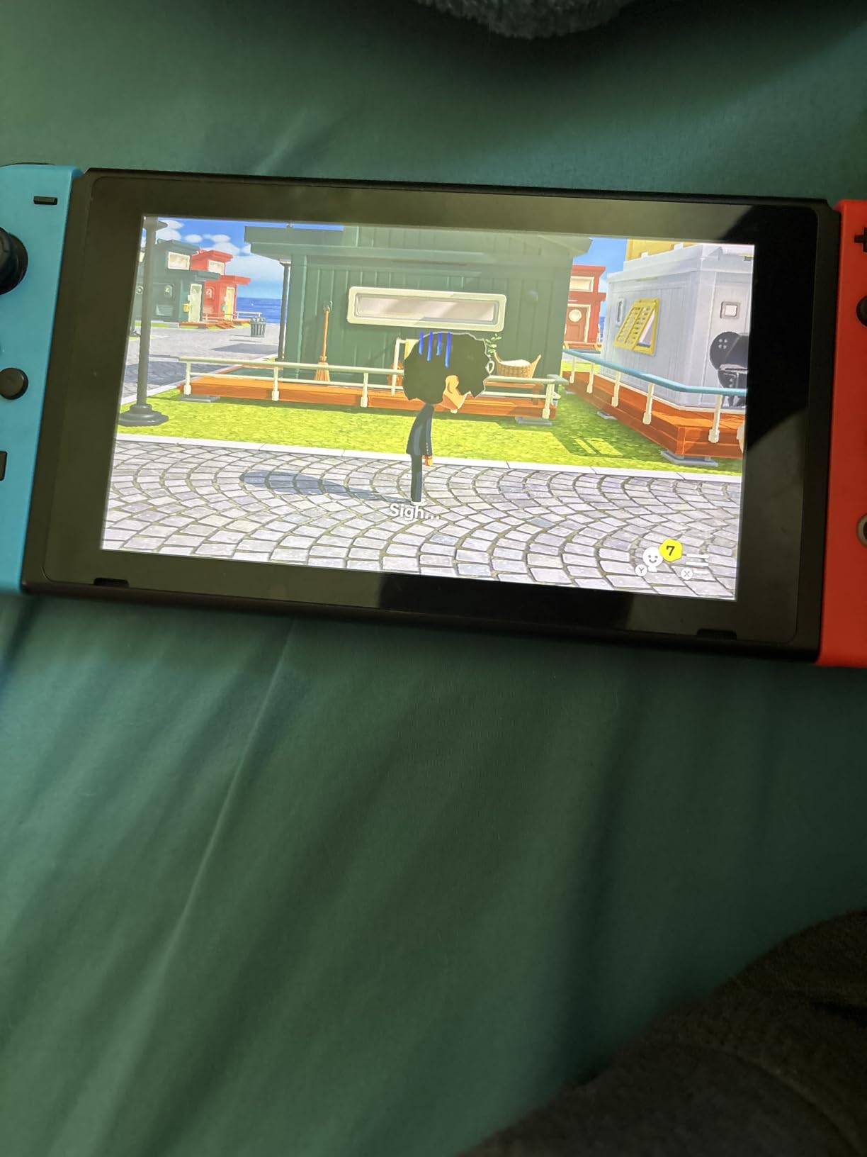 Nintendo Switch with Neon Blue and Red Joy-Con (Renewed) customer photo 2