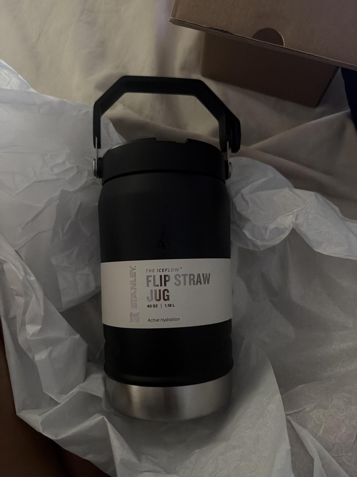 Stanley IceFlow Flip Straw Jug with Handle 64 oz | Twist On Lid and Flip Up Straw | Leak Resistant for Travel and Sports | Insulated Stainless Steel | BPA-Free | Rose Quartz customer photo 2