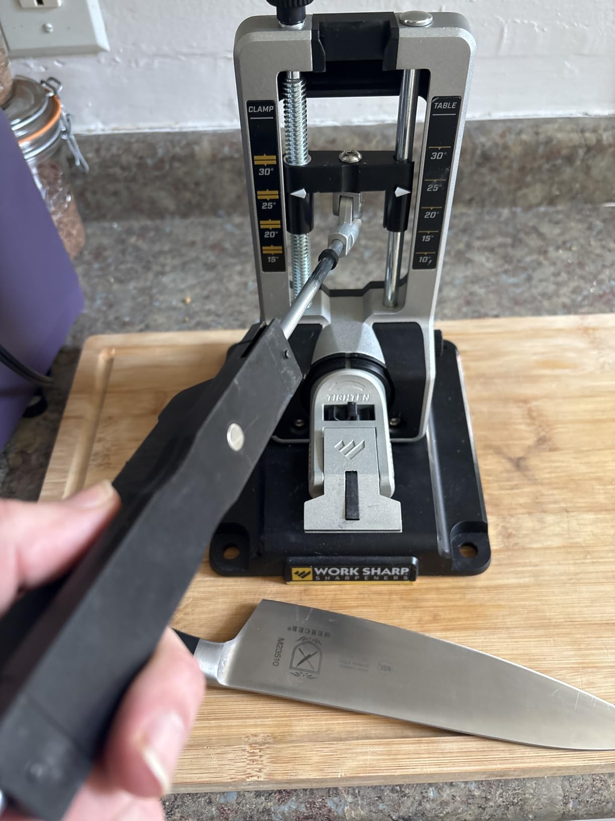 Work Sharp Professional Precision Adjust Knife Sharpener Kit - Complete Sharpening System for Kitchen, Pocket & Hunting Knives - Premium Angle-Guided Sharpening customer photo 2