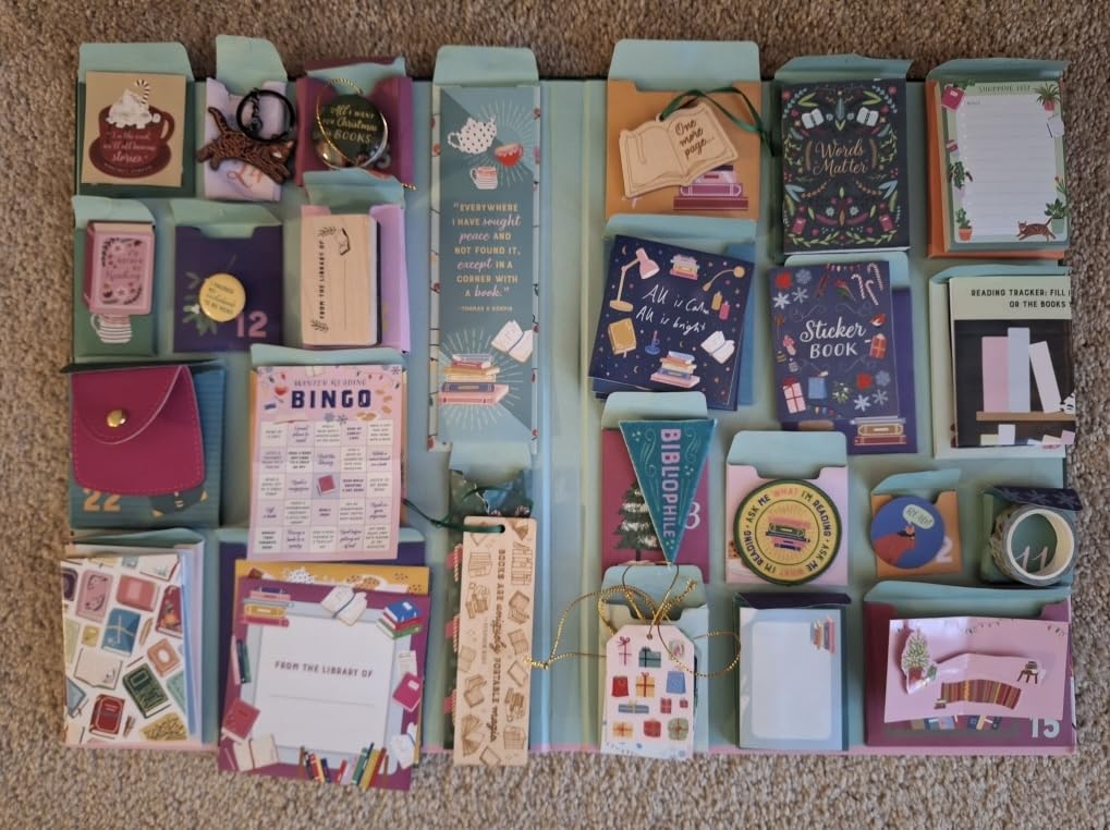 The Book Lover's Advent Calendar: 25 Bookish Gifts for Readers customer photo 2