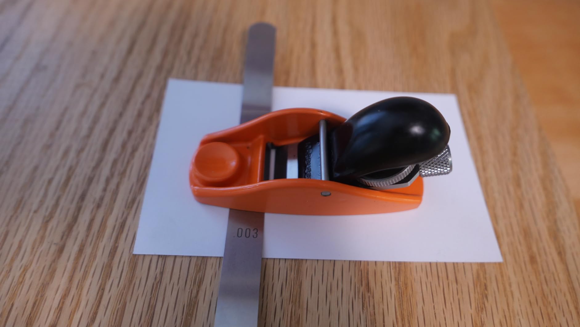 JORGENSEN No.101 Mini Wood Planer - Mini Hand Planer for Woodworking, Block Plane, Small Hand Plane for Trimming, Wood Planing, Craft, Professional Ductile Iron Body, Adjustable Cutting Depth customer photo 2