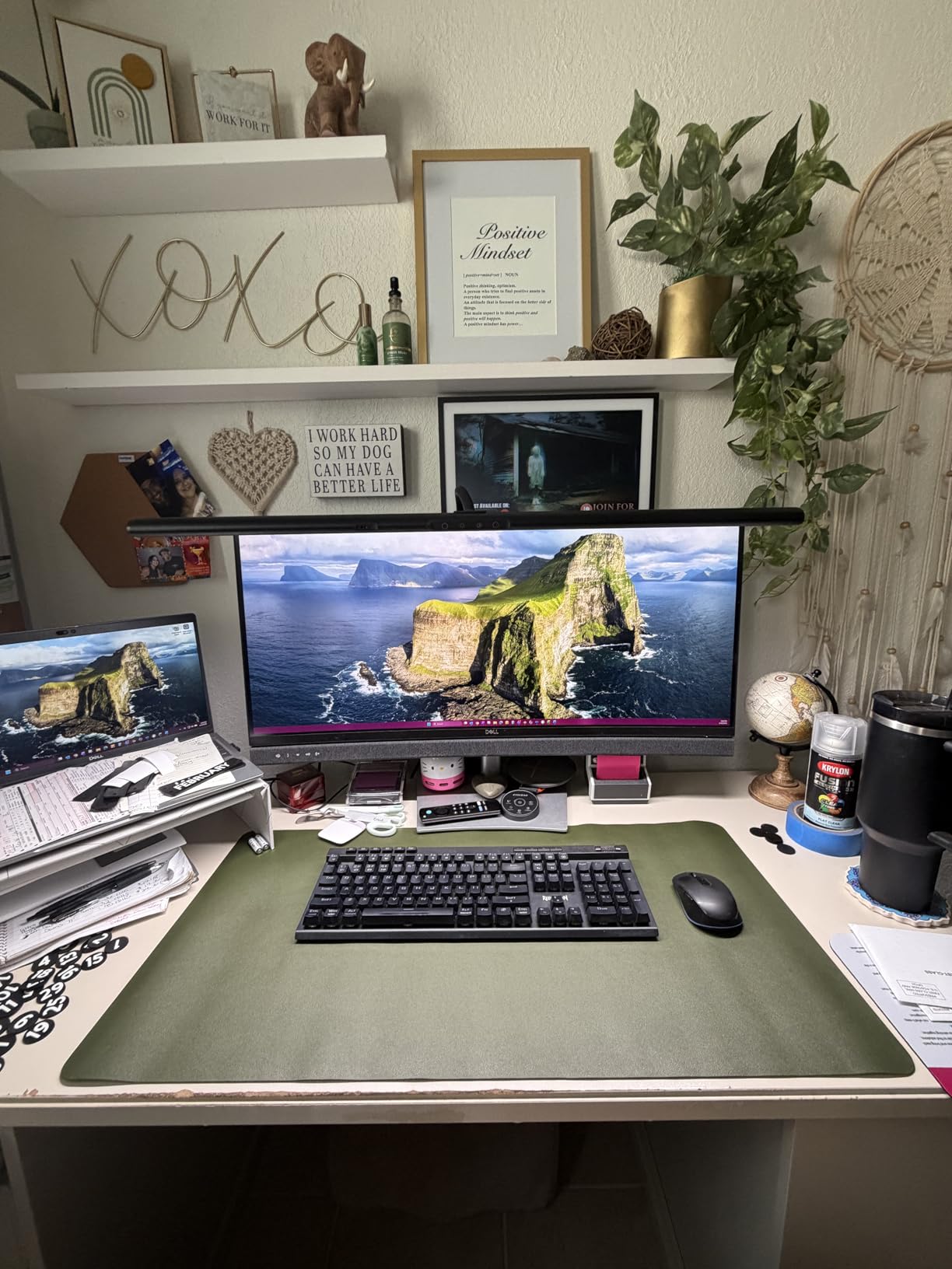 YSAGi Double-Sided Desk Pad, 31.5
