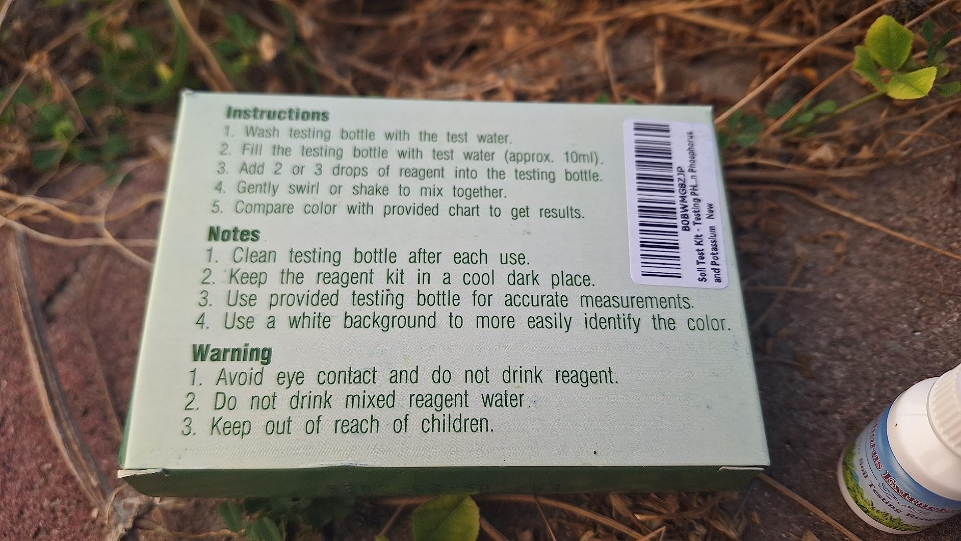 Soil Test Kit -140 Test- 2026 Version- Testing PH Ammonia Nitrogen Phosphorus and Potassium - Tester for Your Vegetable Garden Lawn and Soil customer photo 1