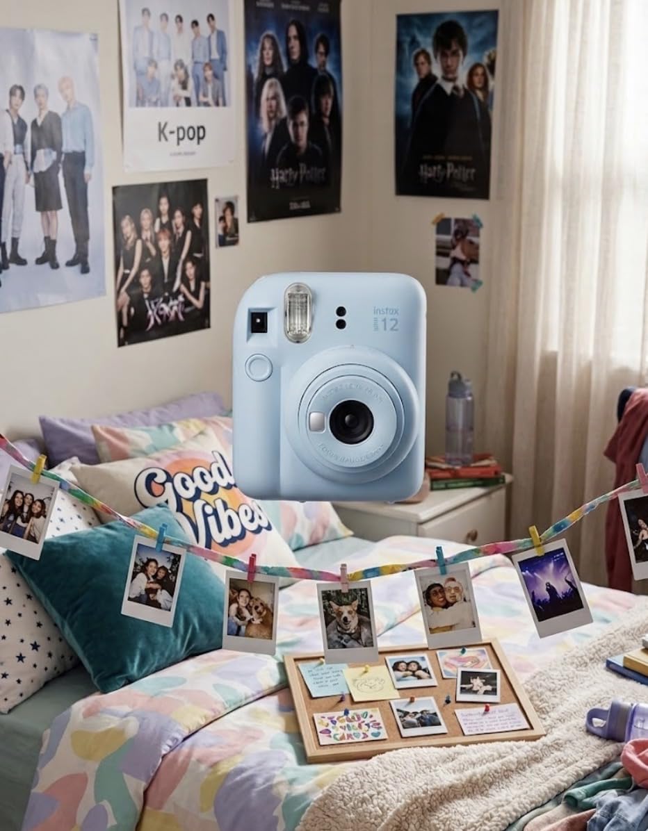 Fujifilm Instax Mini 12 Instant Film Camera, Clay White customer photo 2