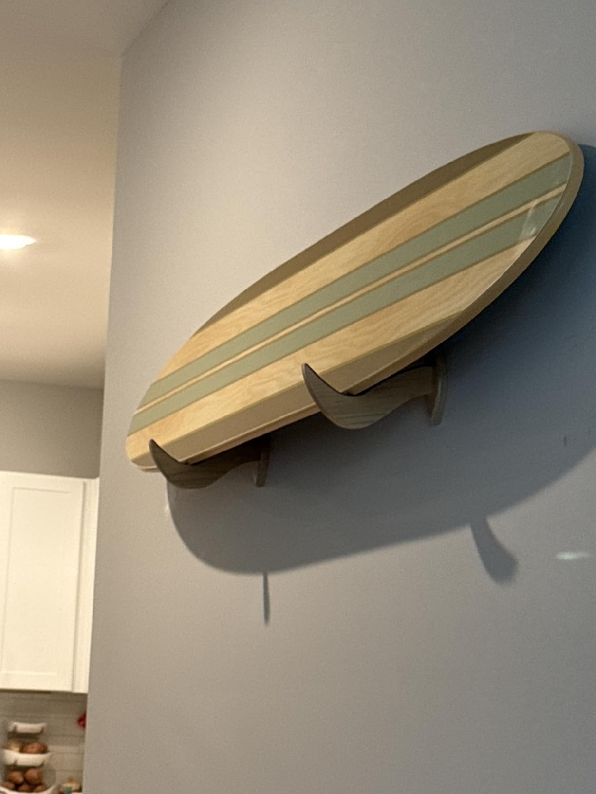 Hang 11 Surfboard Wall Mount - Surf Board Wall Hangers, Surfboard Mount, Beautiful Sustainable Wooden Rack, Perfect to Display Your Board, Surf Racks, Horizontal Hanger, Surfing Accessories customer photo 1