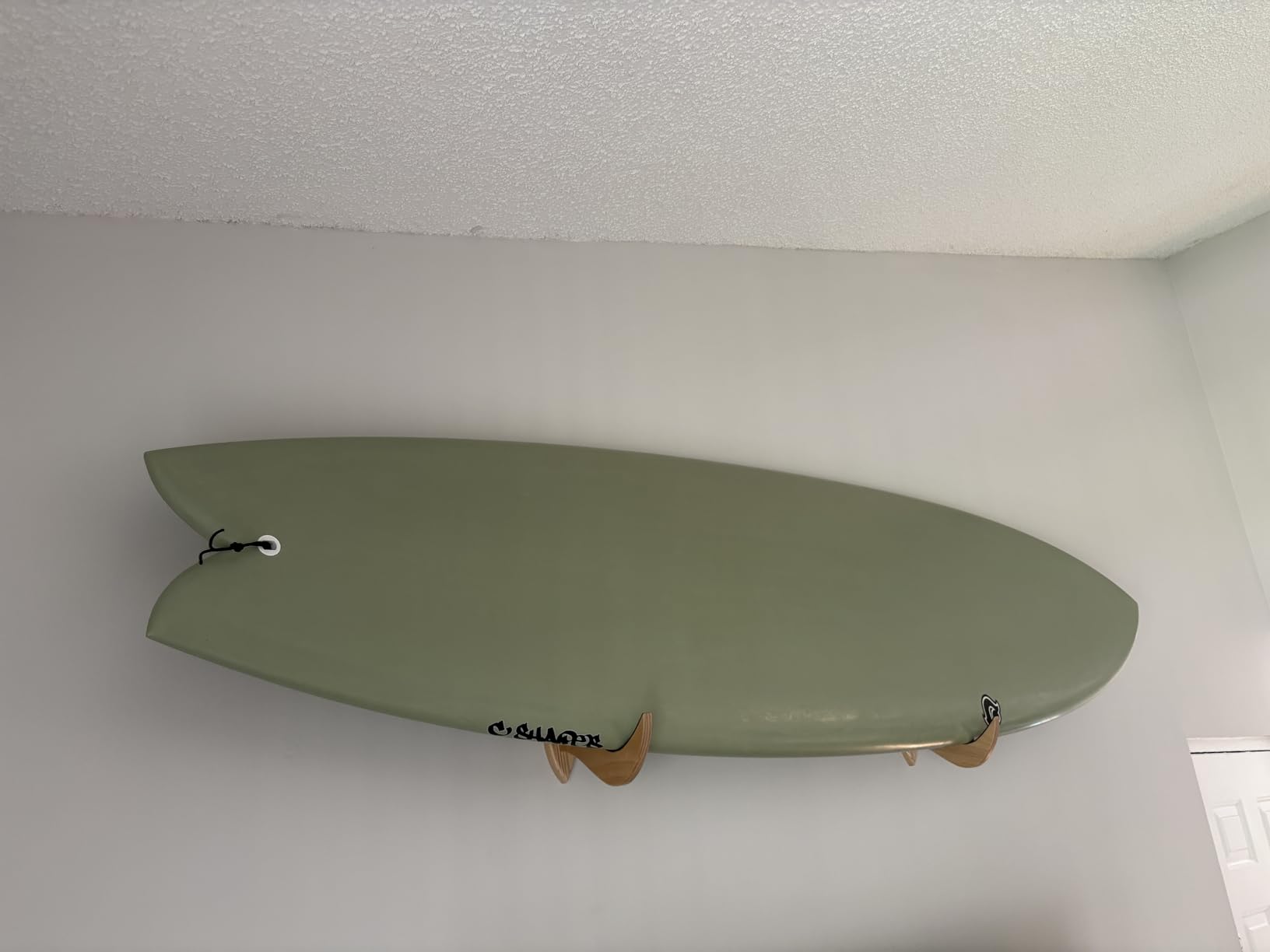 Hang 11 Surfboard Wall Mount - Surf Board Wall Hangers, Surfboard Mount, Beautiful Sustainable Wooden Rack, Perfect to Display Your Board, Surf Racks, Horizontal Hanger, Surfing Accessories customer photo 2