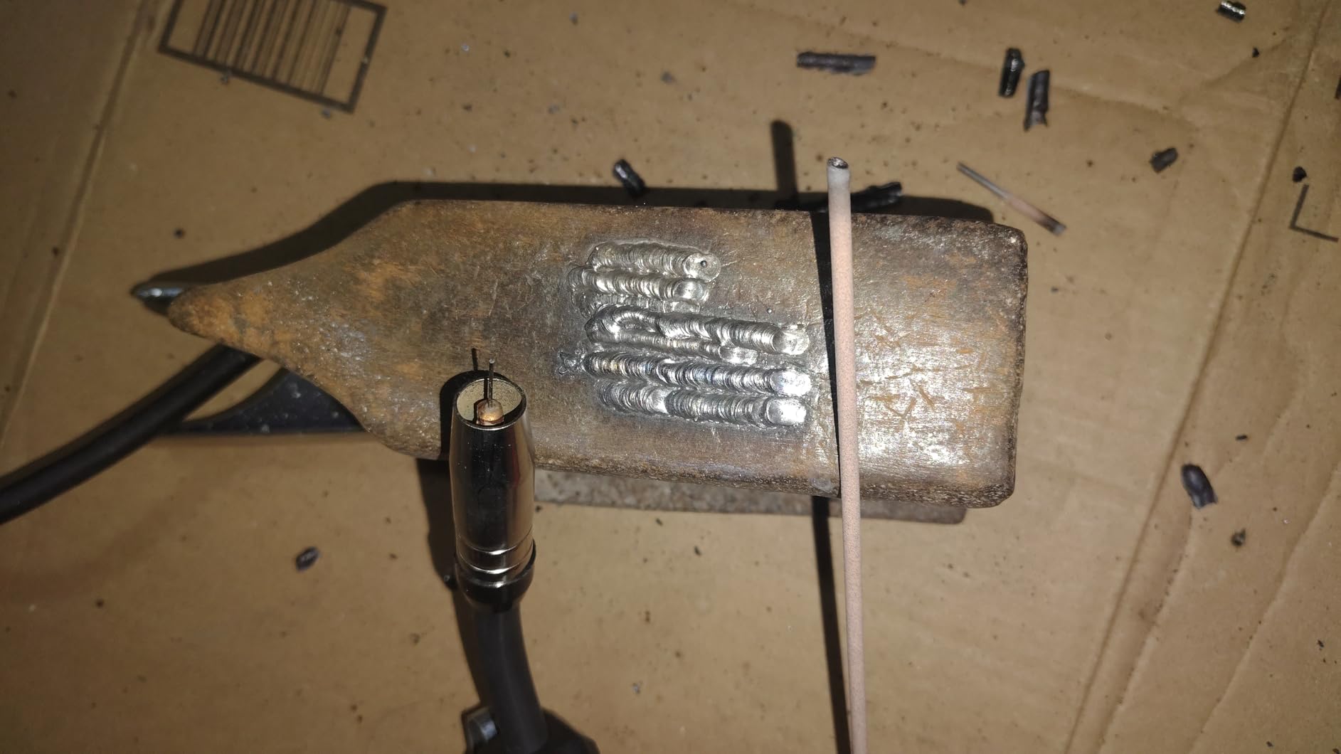 GZ GUOZHI 140A MIG Welder, 3 in 1 Welder FLUX MIG/ARC/Lift TIG Multi-Process Mig Welder, 110V IGBT Inverter Gasless Welder, Welding Machine 110v Flux Core Welder with Welding Gun. customer photo 1