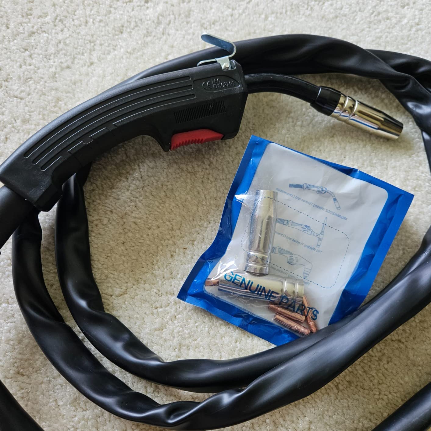GZ GUOZHI 140A MIG Welder, 3 in 1 Welder FLUX MIG/ARC/Lift TIG Multi-Process Mig Welder, 110V IGBT Inverter Gasless Welder, Welding Machine 110v Flux Core Welder with Welding Gun. customer photo 2