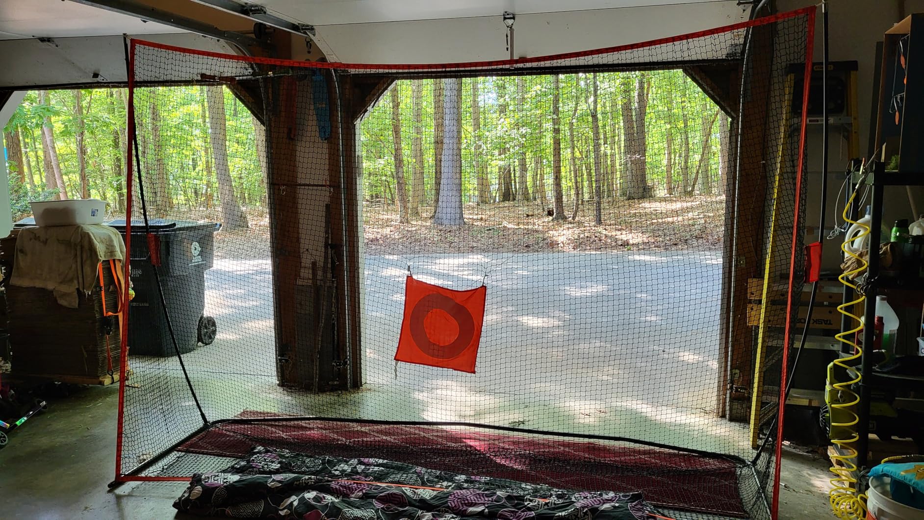 GoSports Golf Practice Hitting Net - Choose Between Huge 10 x 7 ft or 7 x 7 ft Nets - Personal Driving Range for Indoor or Outdoor Use - Designed by Golfers for Golfers customer photo 2