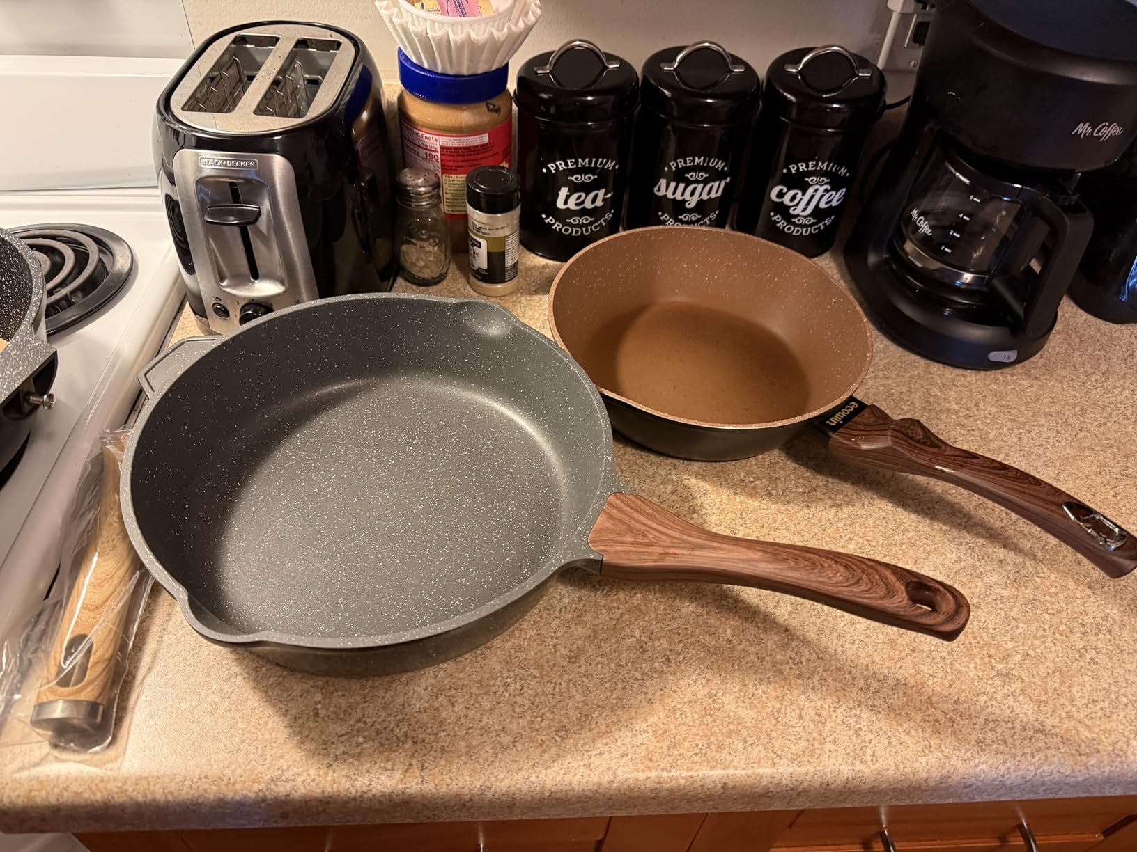 SENSARTE Nonstick Ceramic Saute Pan 12-Inch, 5QT Non-toxic Deep Frying Pan Skillet with Lid, Healthy No Teflon Cookware, Stay Cool Handle, Induction Compatible, PFAS Free customer photo 1