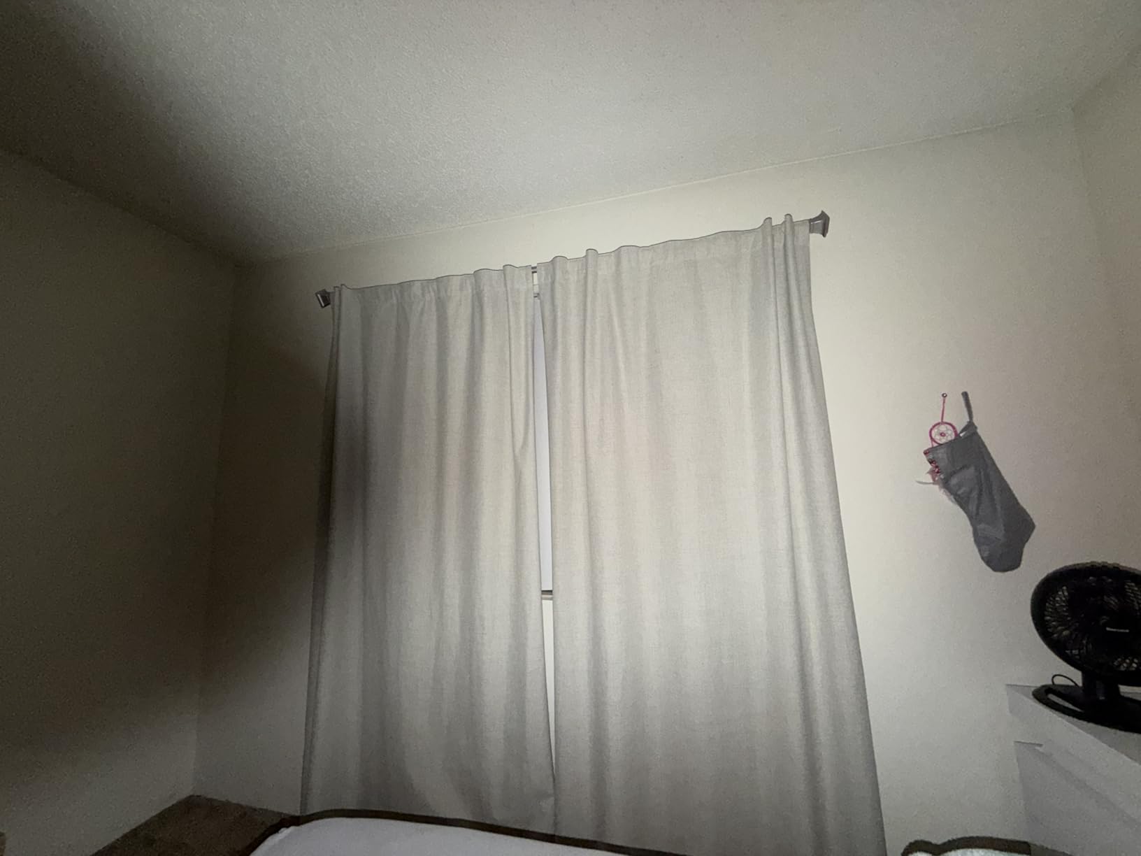 Joydeco 100% Blackout Curtains for Bedroom - Nature Linen 84 Inch Long Light Blocking 2 Panels Set, Rod Pocket & Back Tabs Living Room Drapes, Thermal Insulated Room Darkening Window Curtains customer photo 1