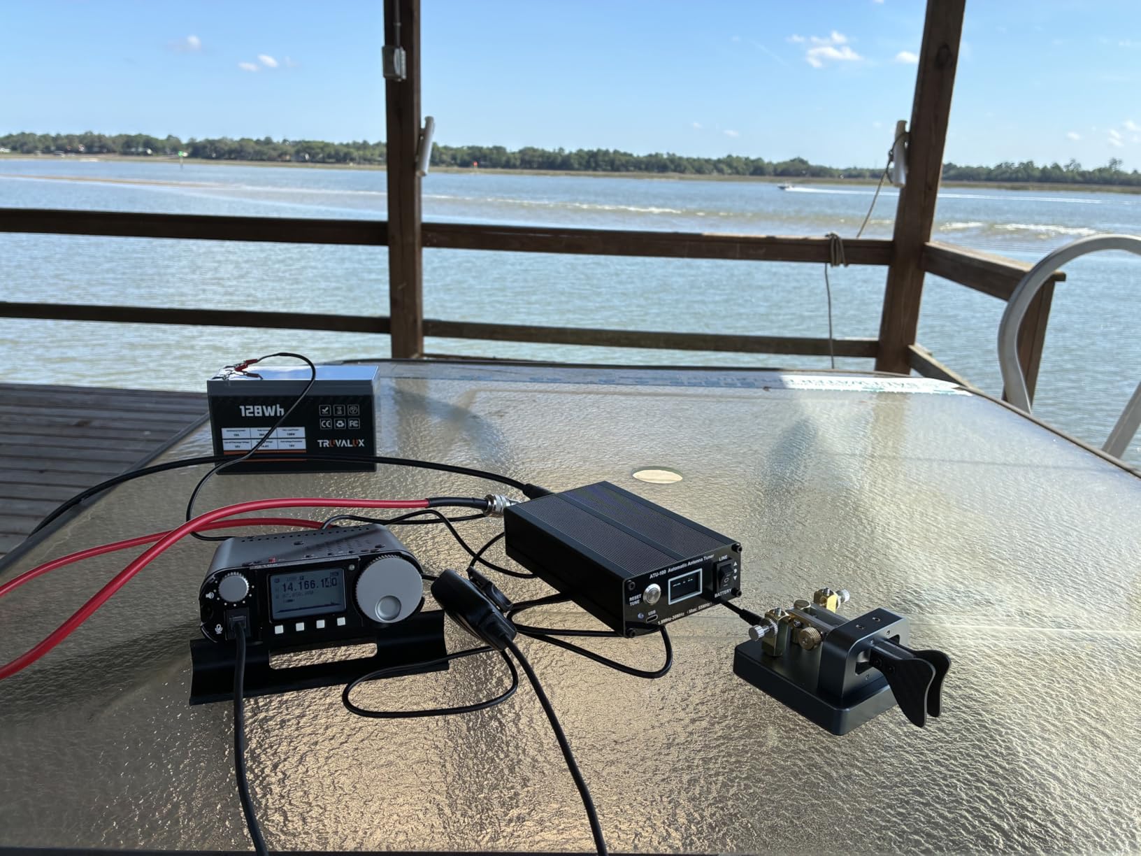V3.2 ATU-100 EXT Automatic Antenna Tuner for Ham Radio - 1.8-55MHz, Low SWR Tuner, Compact Design, Works with Amateur Radio Equipment, Ideal for POTA/SOTA/DX with 5000mAh Battery customer photo 1
