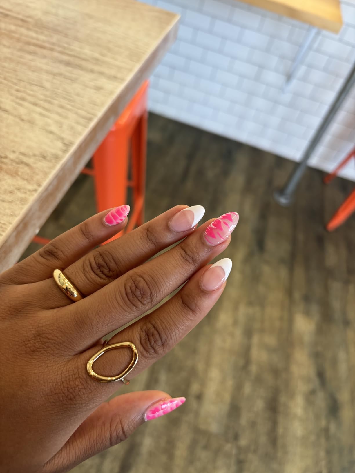 FAXHION 12PCS Gold Stackable Rings Set for Women, 18K Gold Plated Open Stacking Knuckle Ring, Adjustable Chunky Signet Band Statement Ring for Gift customer photo 2