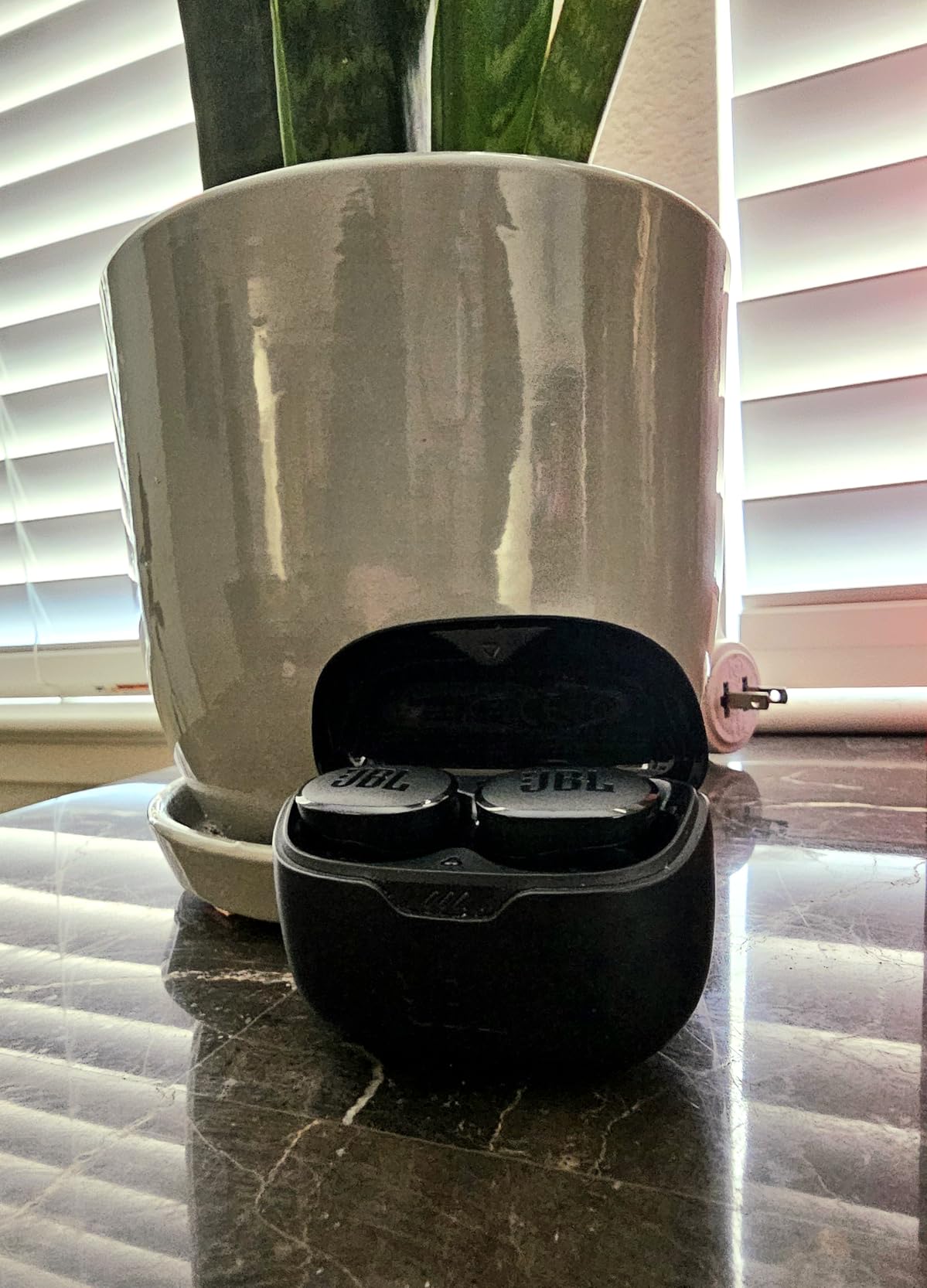 JBL Tune Buds - True wireless Noise Cancelling earbuds, JBL Pure Bass Sound, Bluetooth 5.3, 4-Mic technology for Crisp, Clear Calls, Up to 48 hours of battery life, Water and dust resistant (Black) customer photo 2