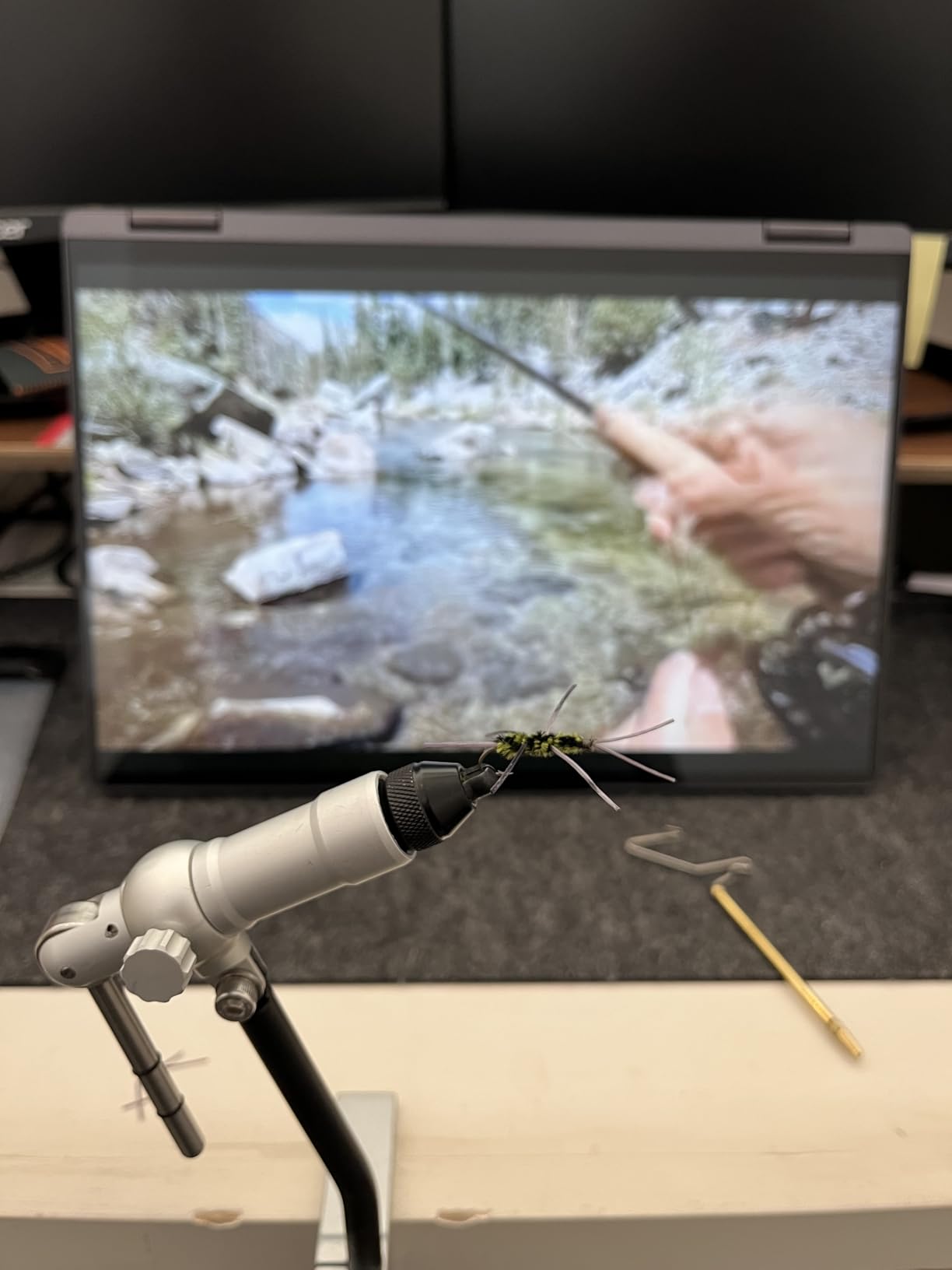 Kingfisher Fly Tying Rock Creek Rotary C-Clamp Vise customer photo 1